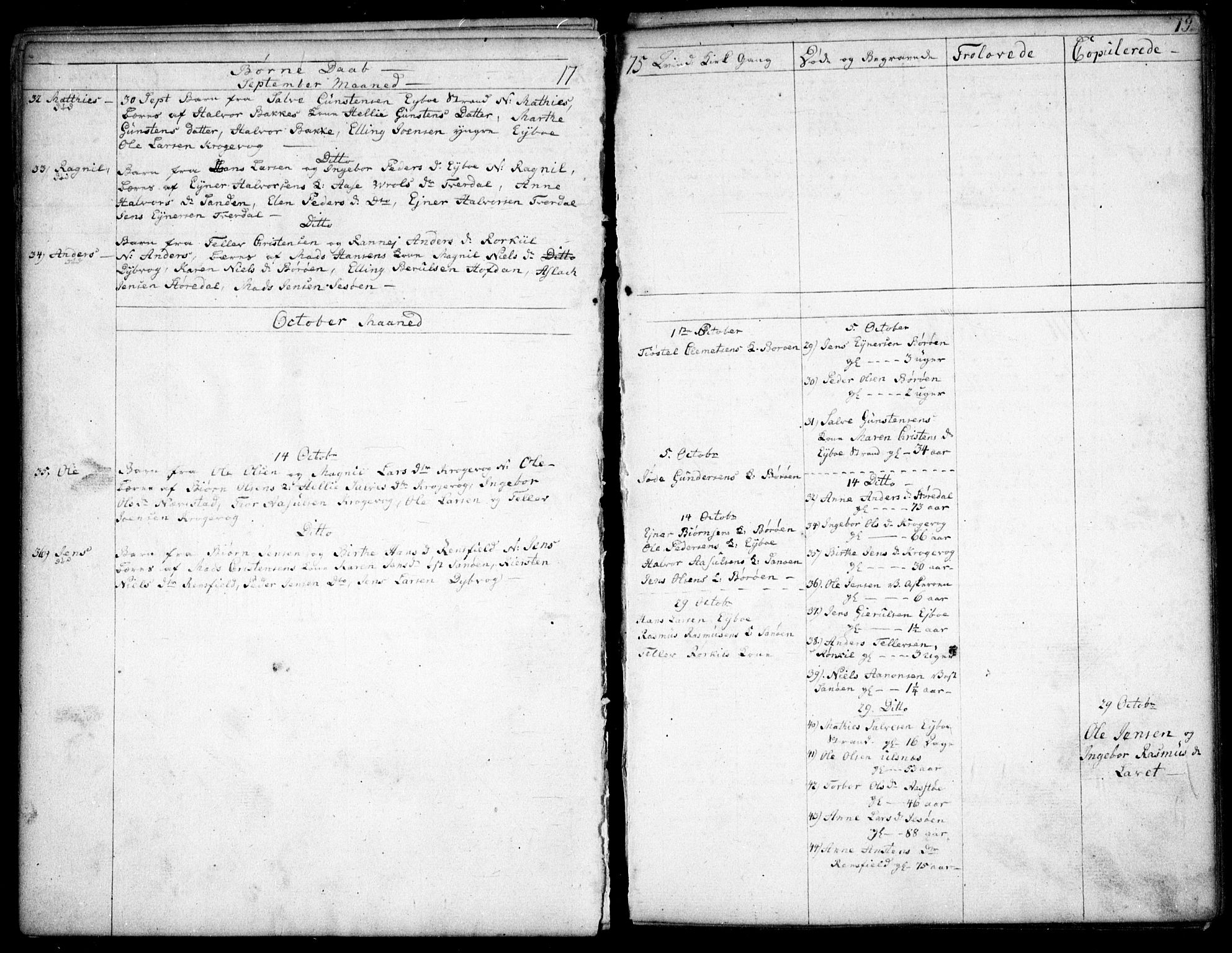 Dypvåg sokneprestkontor, AV/SAK-1111-0007/F/Fb/Fba/L0007: Parish register (copy) no. B 7, 1762-1810, p. 19