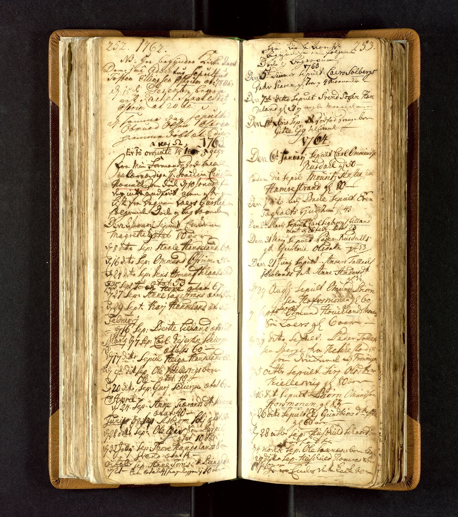 Lund sokneprestkontor, SAST/A-101809/S06/L0003: Parish register (official) no. A 3, 1761-1801, p. 252-253