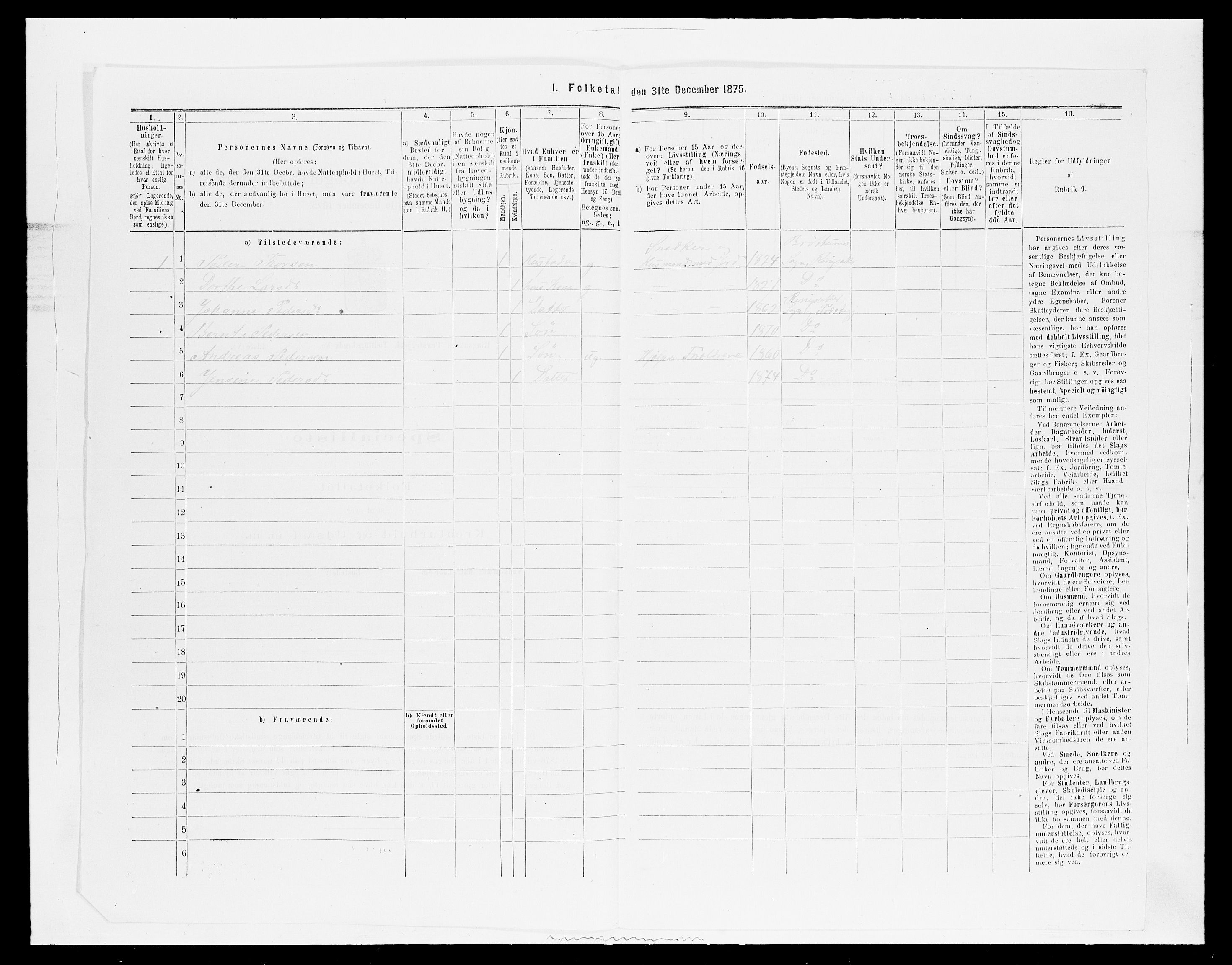 SAH, 1875 census for 0412P Ringsaker, 1875, p. 3043