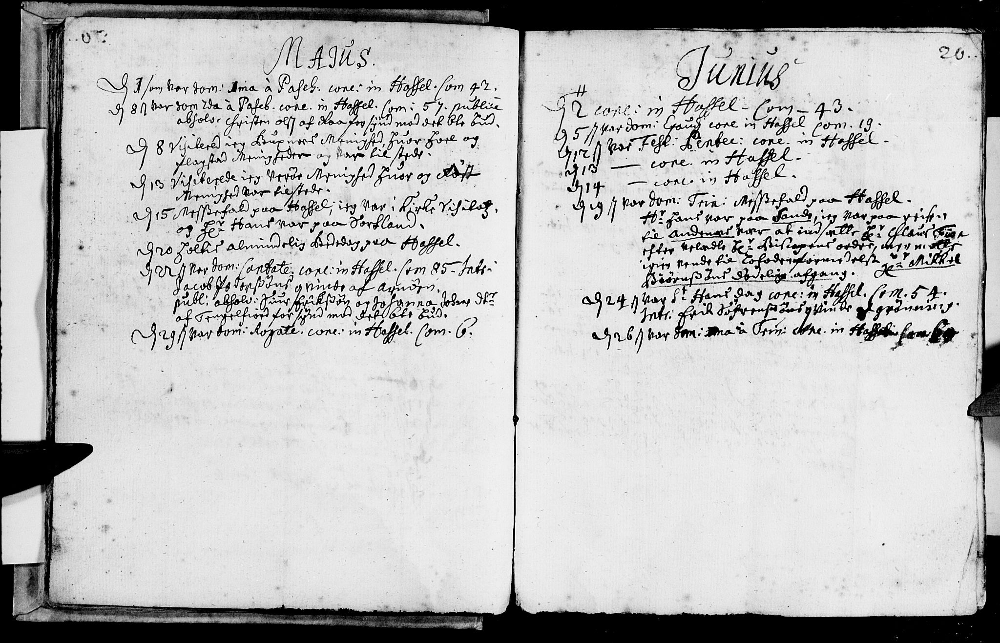 Ministerialprotokoller, klokkerbøker og fødselsregistre - Nordland, AV/SAT-A-1459/888/L1231: Parish register (official) no. 888A01 /1, 1693-1738, p. 20