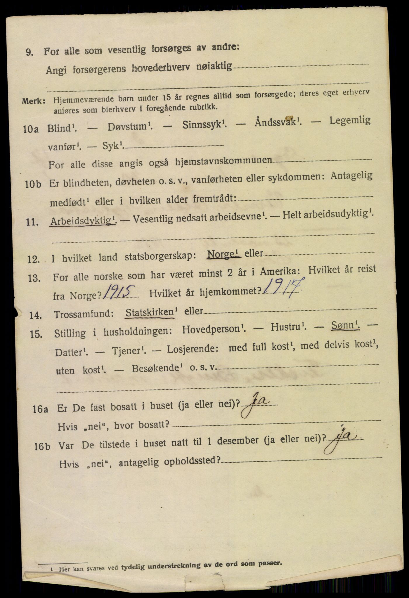 SAK, 1920 census for Søgne, 1920, p. 5930