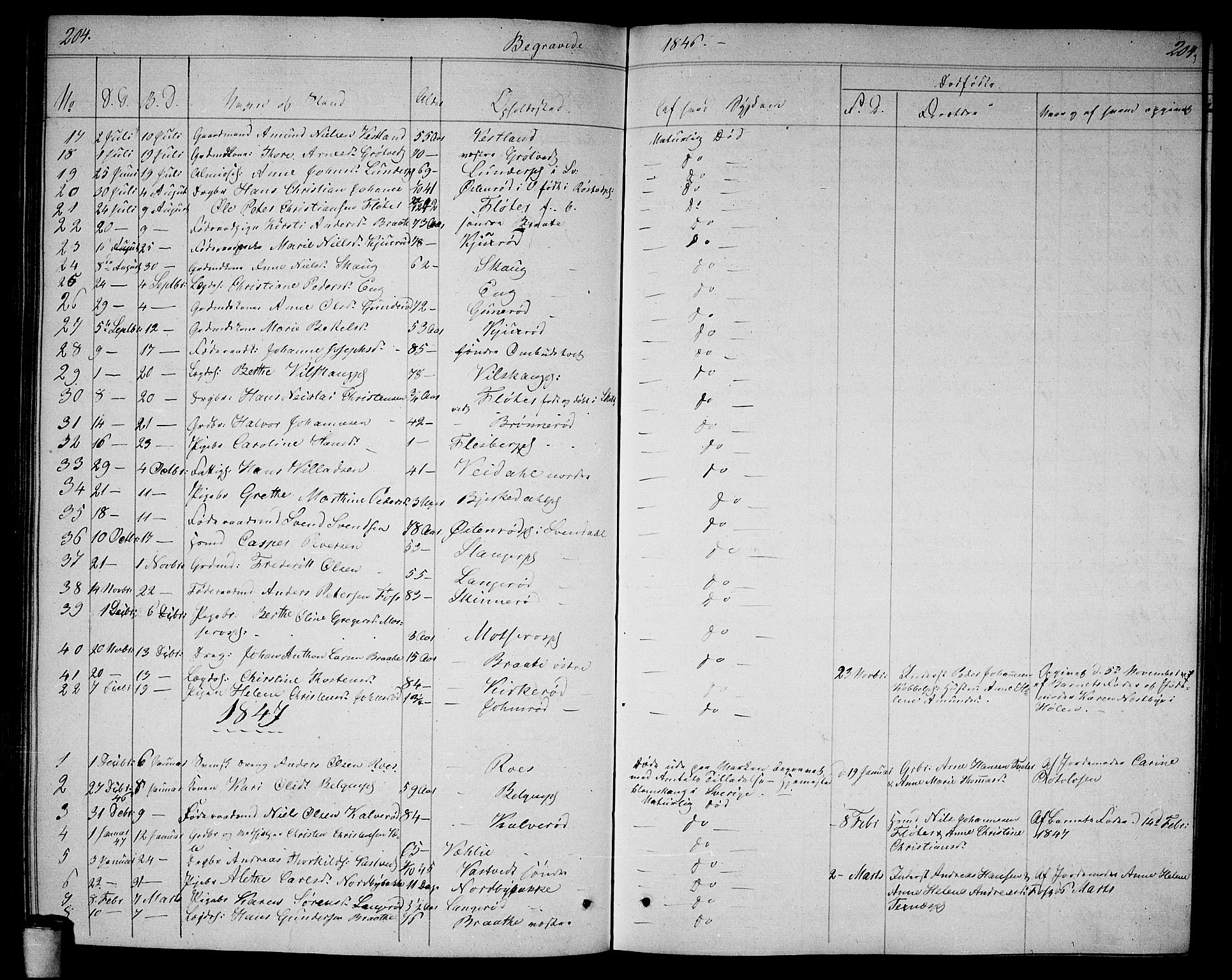 Våler prestekontor Kirkebøker, AV/SAO-A-11083/G/Ga/L0002: Parish register (copy) no. I 2, 1839-1860, p. 204