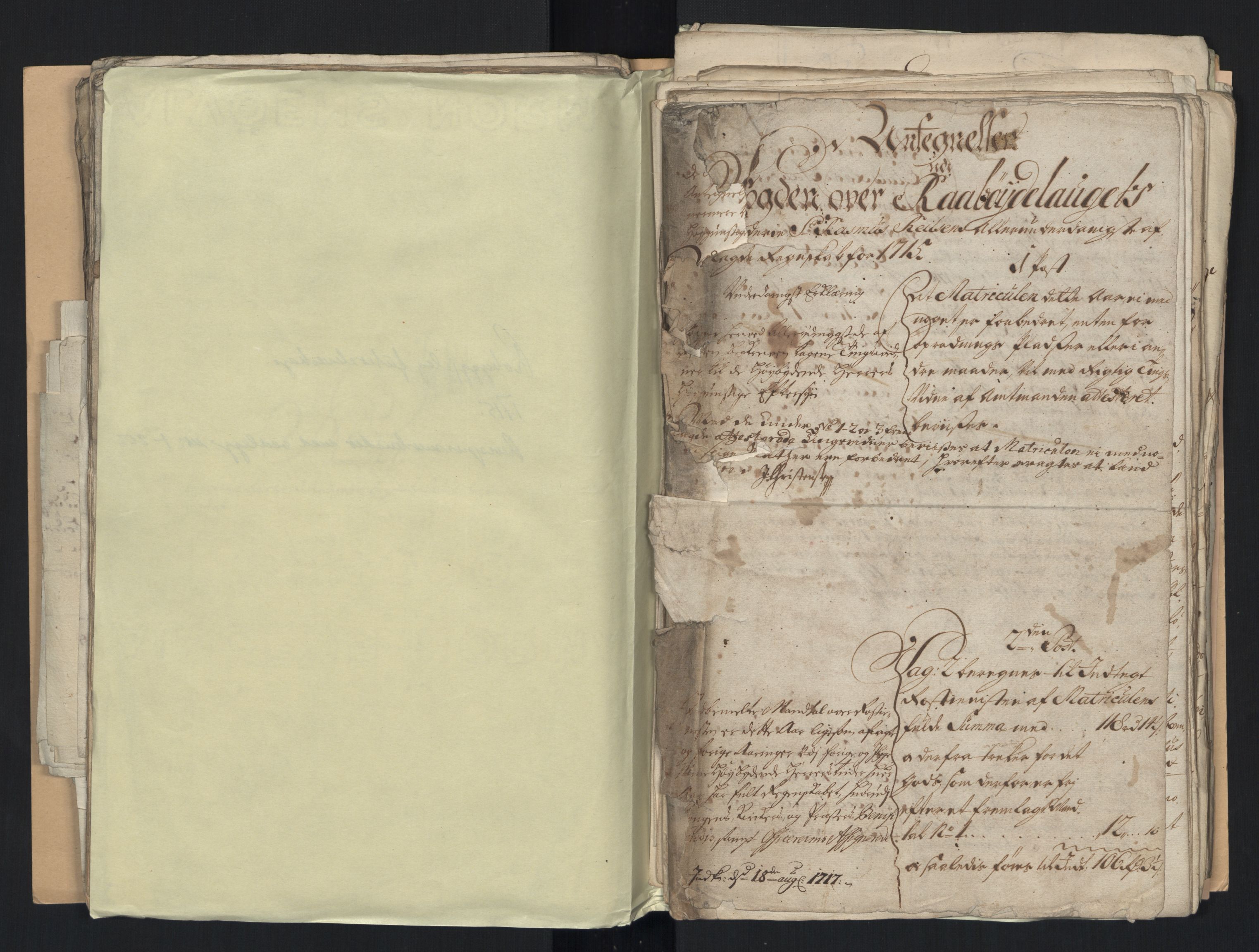 Rentekammeret inntil 1814, Reviderte regnskaper, Fogderegnskap, RA/EA-4092/R40/L2451: Fogderegnskap Råbyggelag, 1714-1715, p. 383