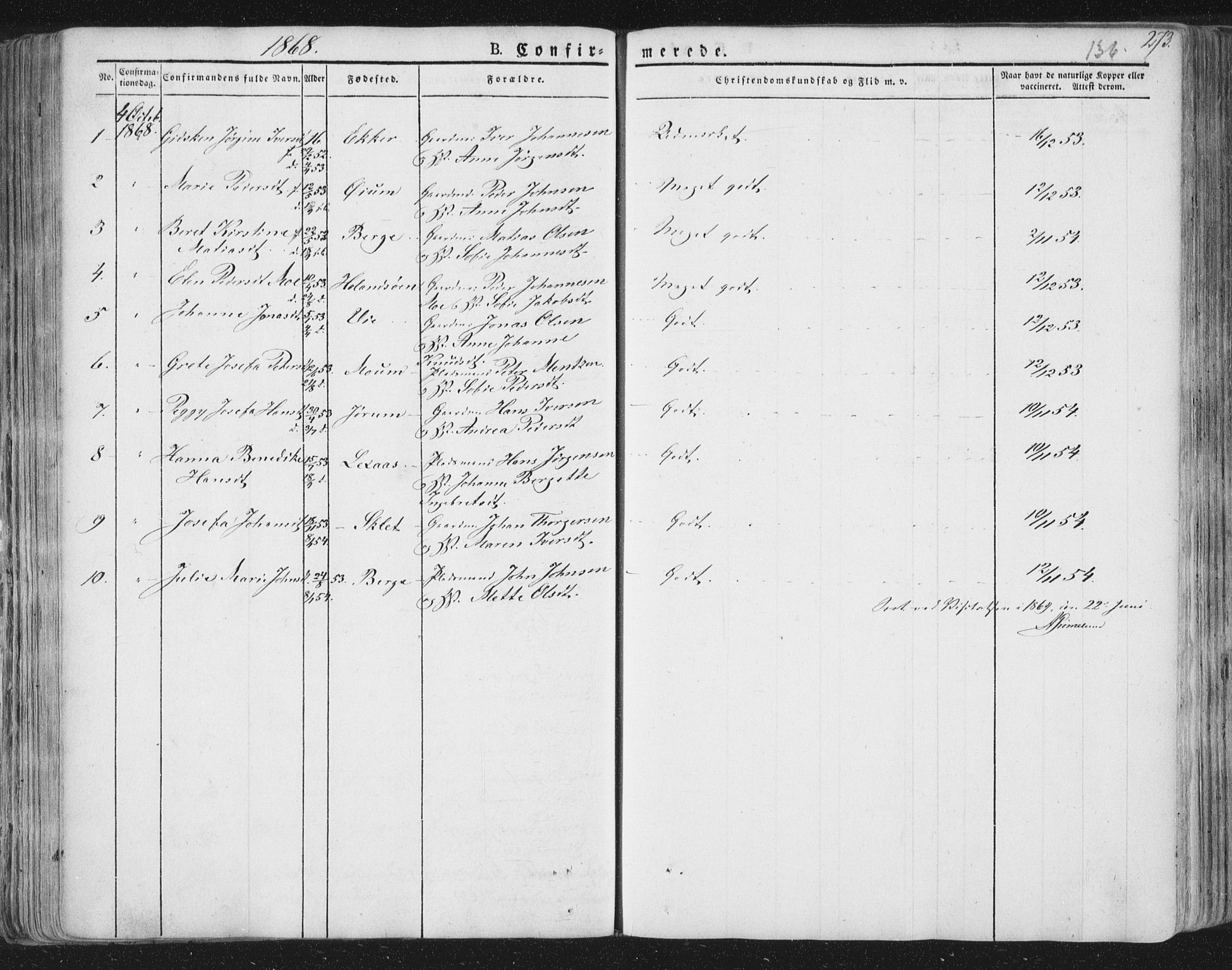 Ministerialprotokoller, klokkerbøker og fødselsregistre - Nord-Trøndelag, SAT/A-1458/758/L0513: Parish register (official) no. 758A02 /1, 1839-1868, p. 136