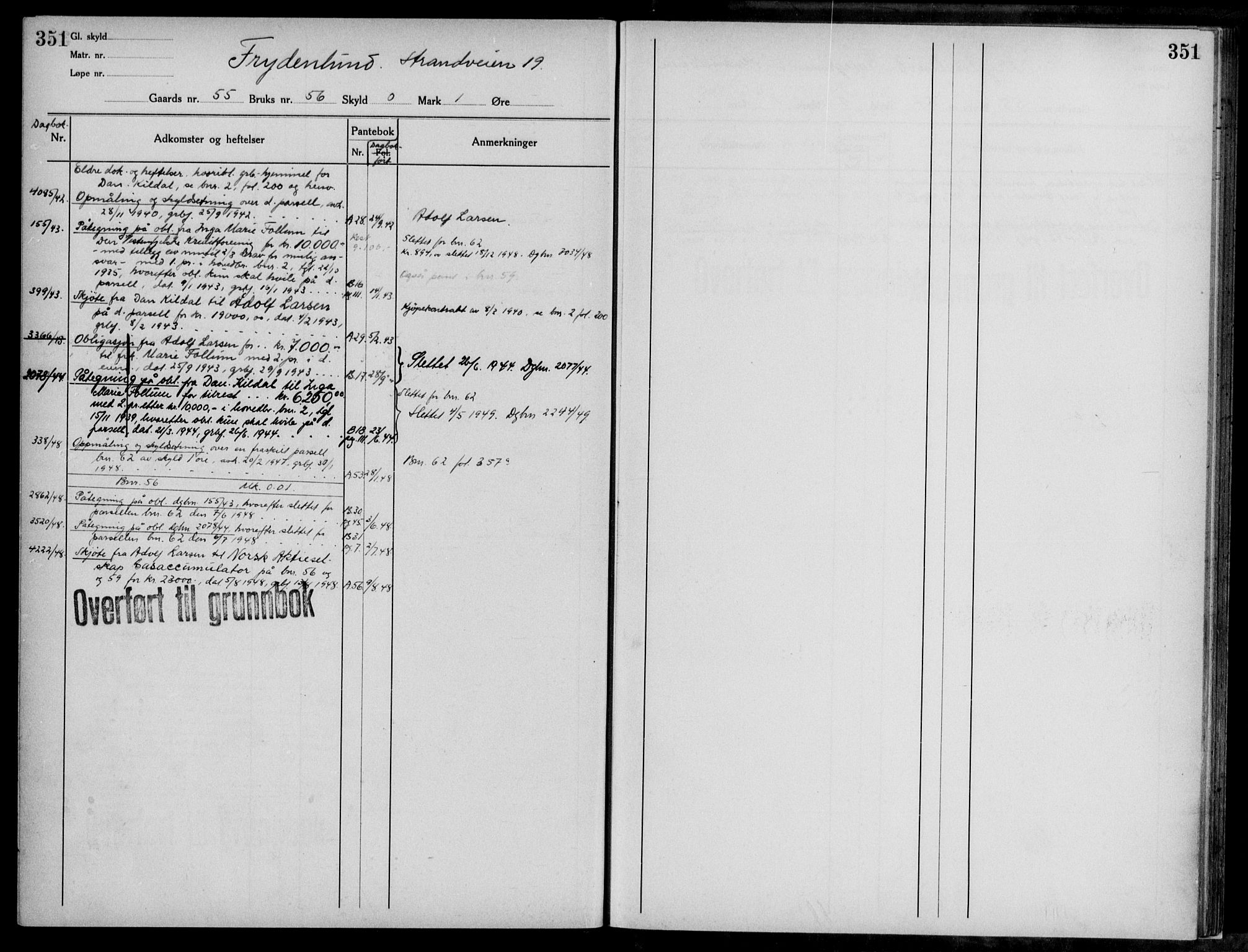 Midhordland sorenskriveri, AV/SAB-A-3001/1/G/Ga/Gab/L0117: Mortgage register no. II.A.b.117, p. 351