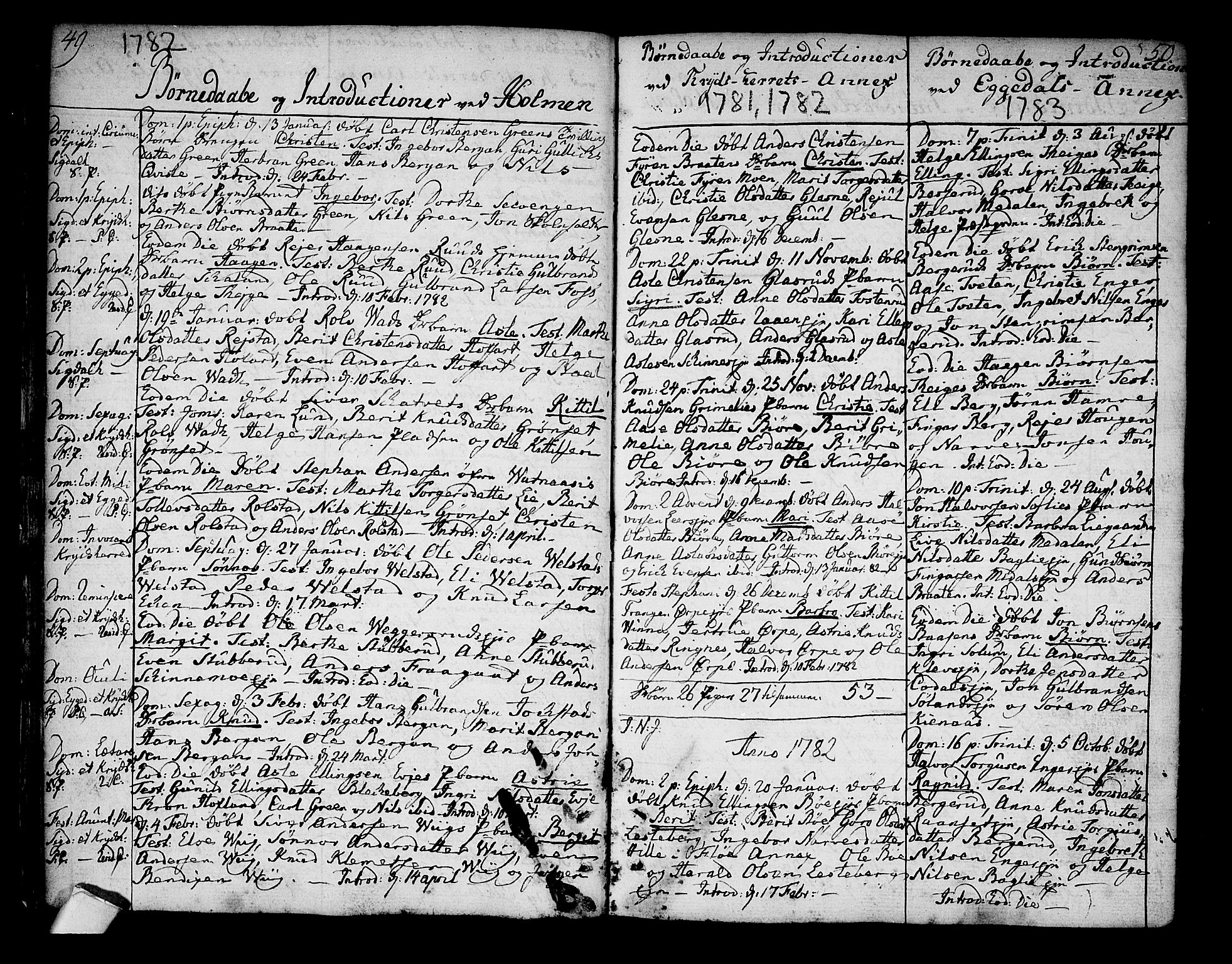Sigdal kirkebøker, SAKO/A-245/F/Fa/L0002: Parish register (official) no. I 2, 1778-1792, p. 49-50