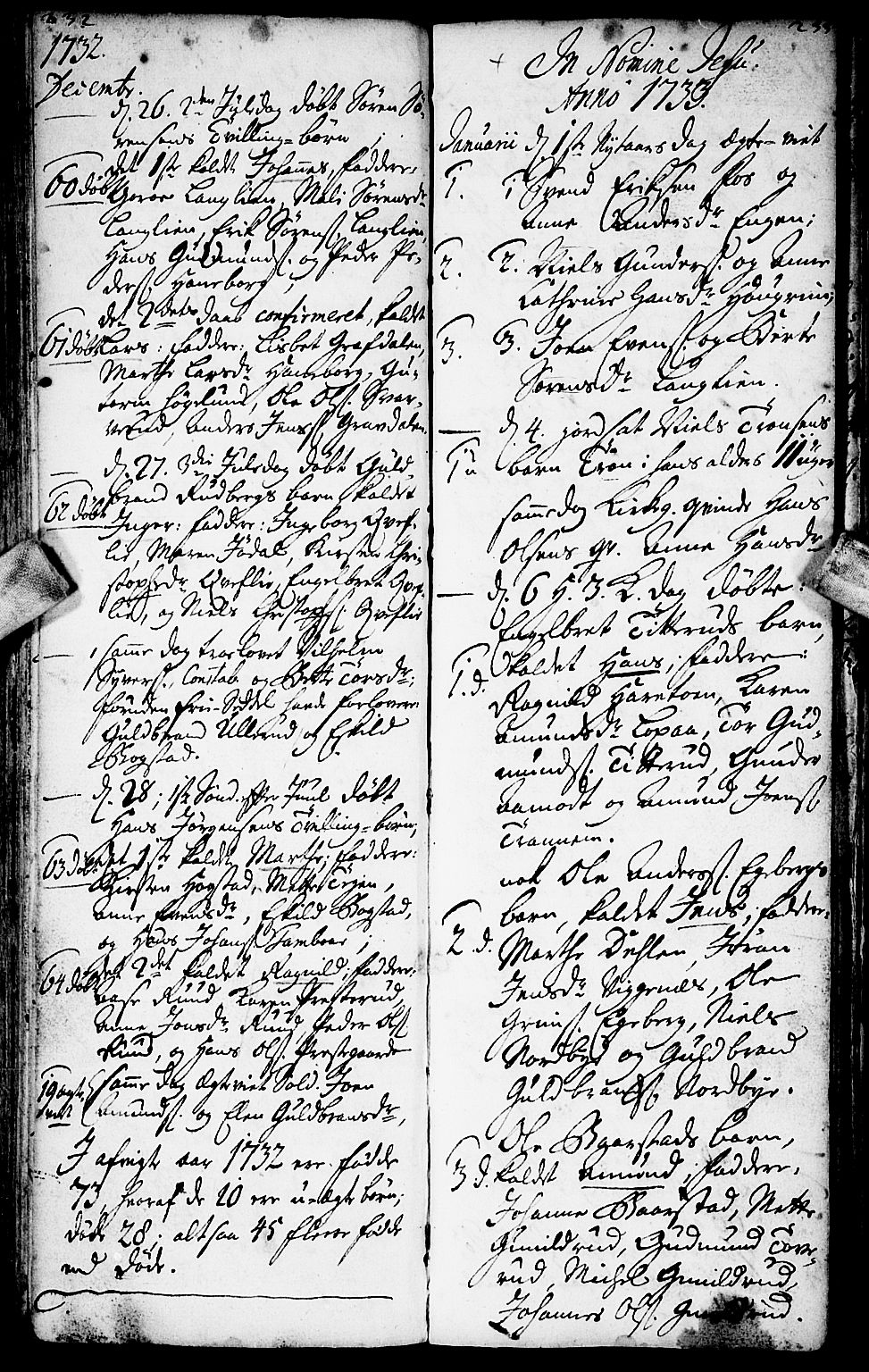 Aurskog prestekontor Kirkebøker, SAO/A-10304a/F/Fa/L0001: Parish register (official) no. I 1, 1707-1735, p. 232-233