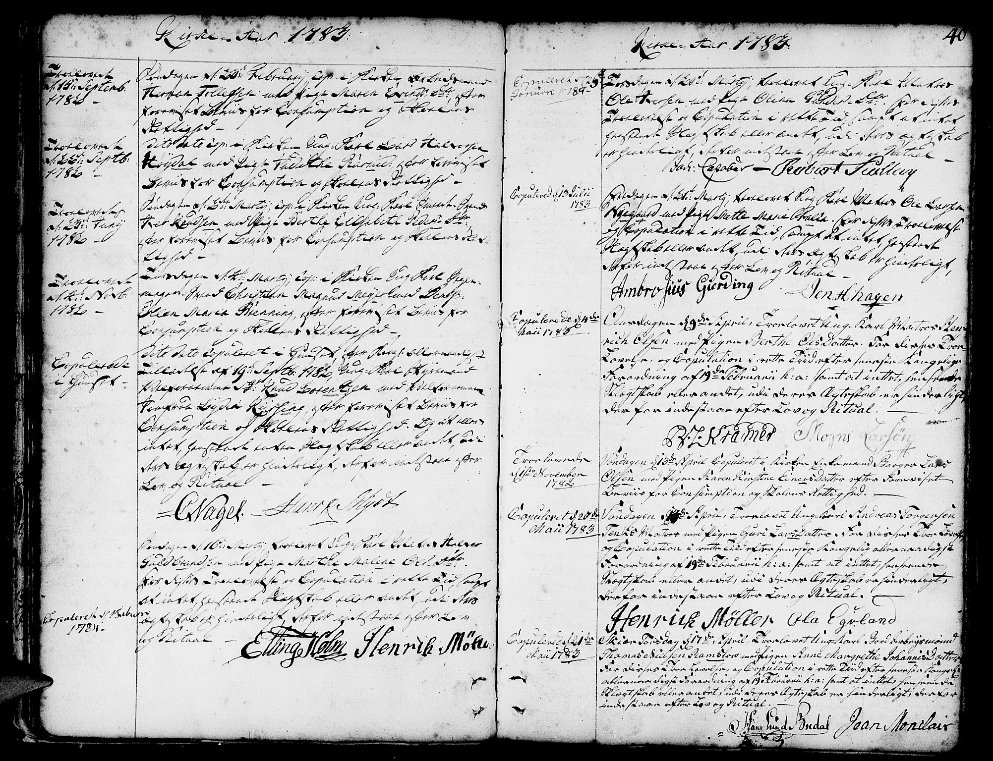 Nykirken Sokneprestembete, AV/SAB-A-77101/H/Haa/L0008: Parish register (official) no. A 8, 1776-1814, p. 40