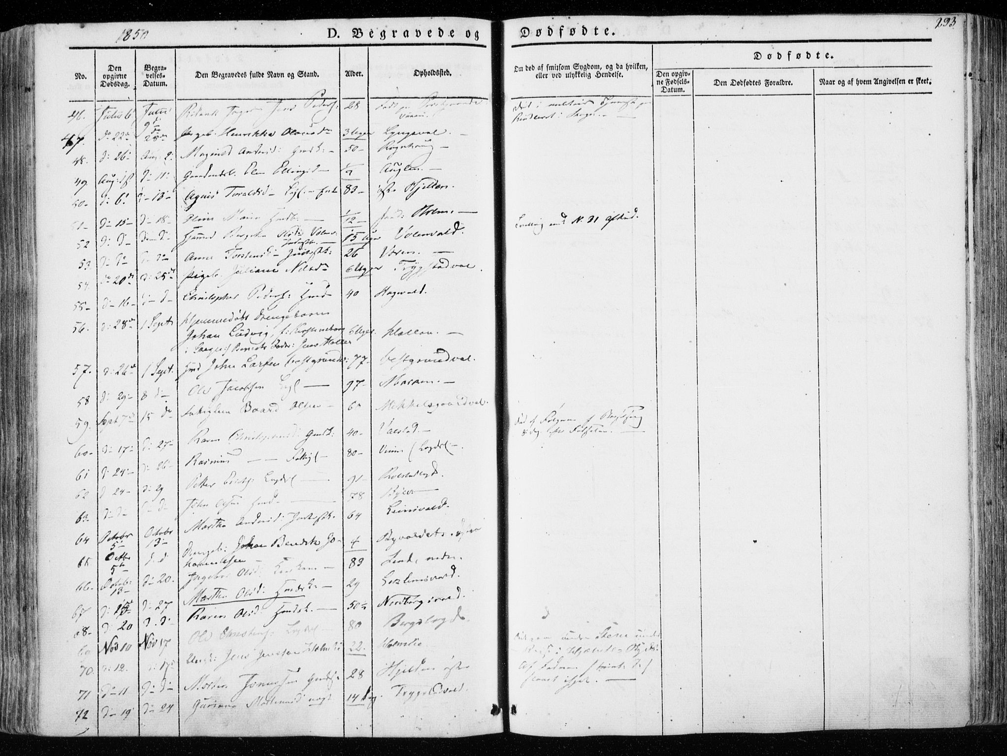 Ministerialprotokoller, klokkerbøker og fødselsregistre - Nord-Trøndelag, SAT/A-1458/723/L0239: Parish register (official) no. 723A08, 1841-1851, p. 293