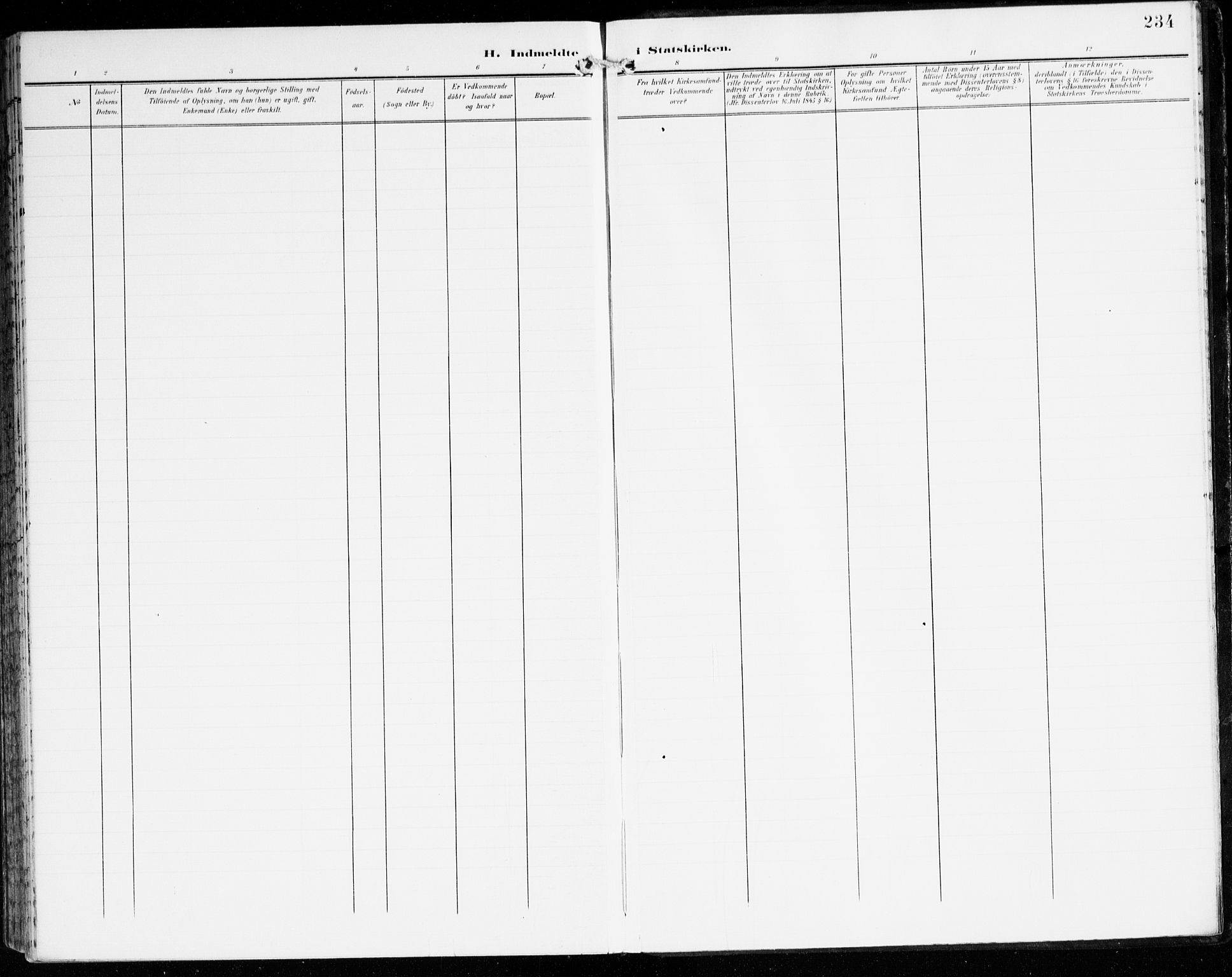 Innvik sokneprestembete, AV/SAB-A-80501: Parish register (official) no. C 2, 1900-1920, p. 234