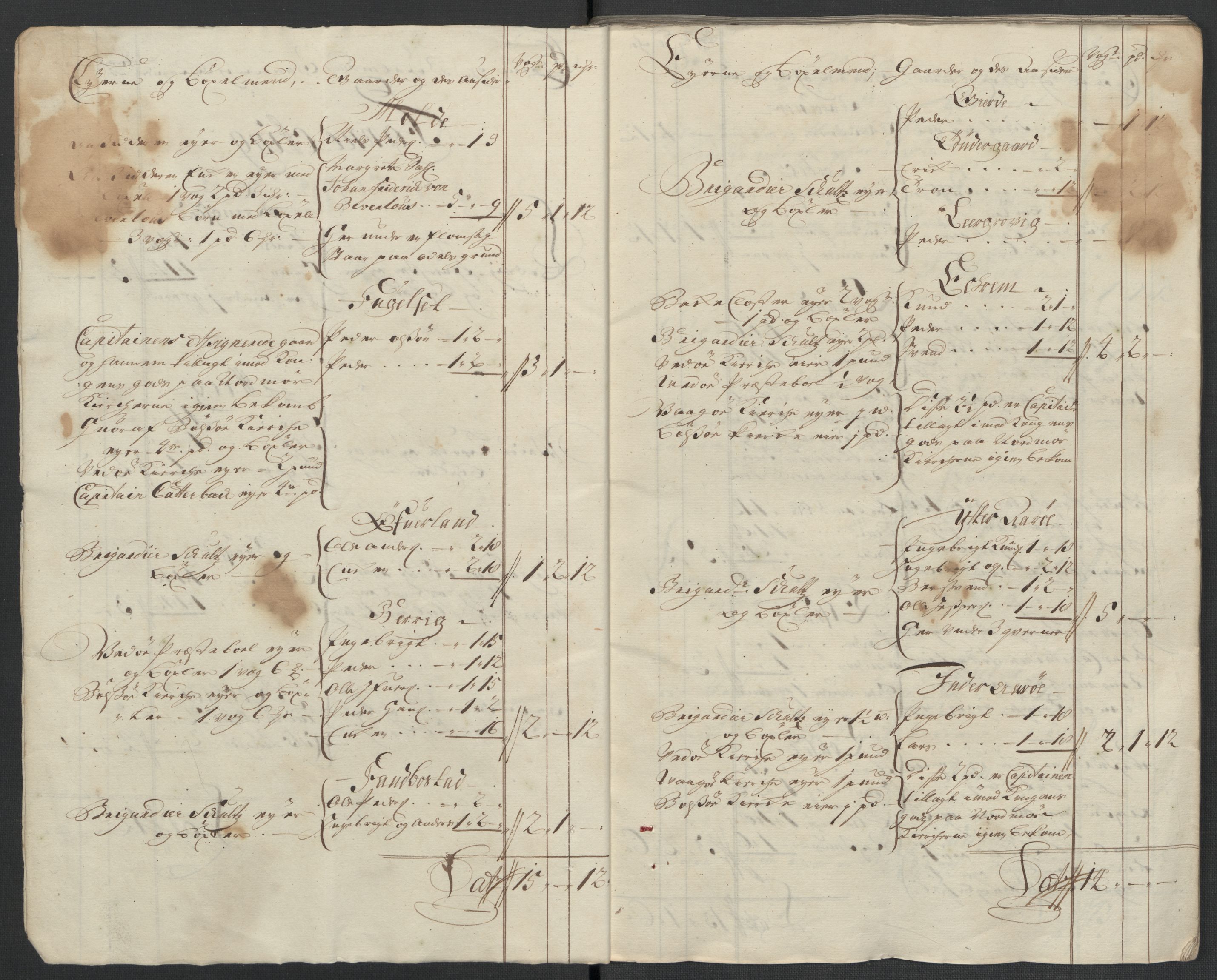 Rentekammeret inntil 1814, Reviderte regnskaper, Fogderegnskap, RA/EA-4092/R55/L3656: Fogderegnskap Romsdal, 1703-1705, p. 365