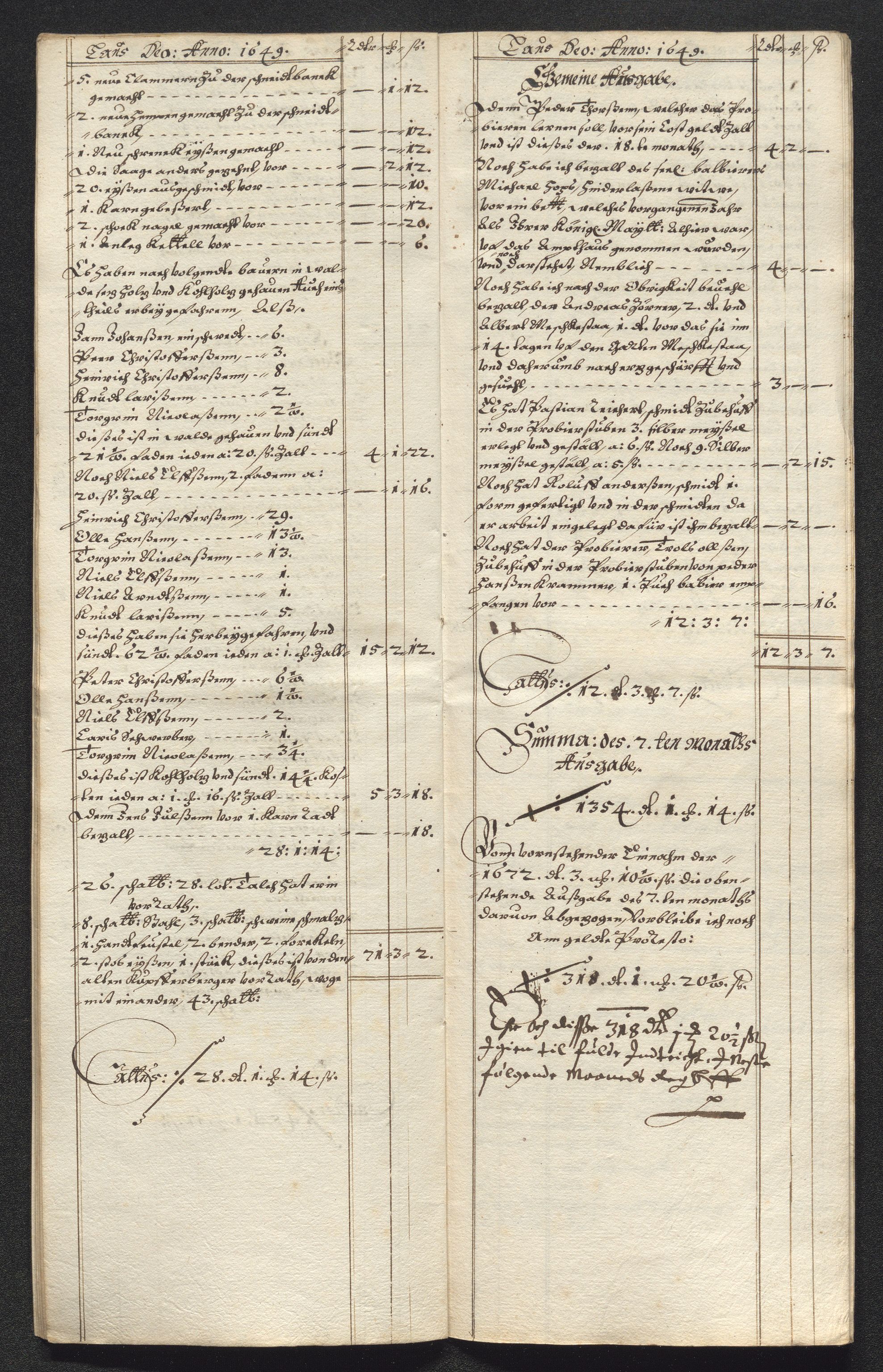 Kongsberg Sølvverk 1623-1816, AV/SAKO-EA-3135/001/D/Dc/Dcd/L0023: Utgiftsregnskap for gruver m.m., 1649, p. 494