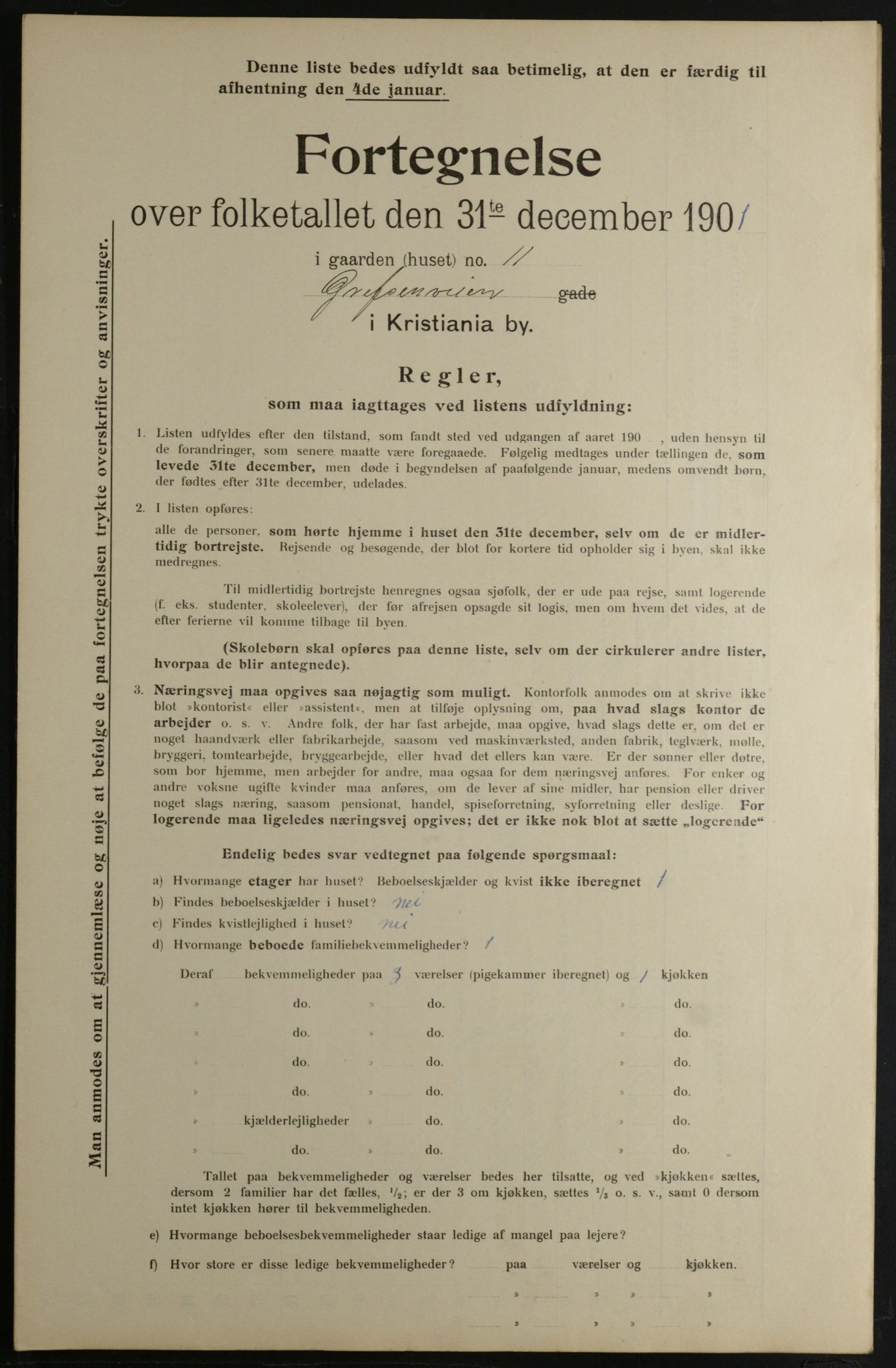 OBA, Municipal Census 1901 for Kristiania, 1901, p. 4784