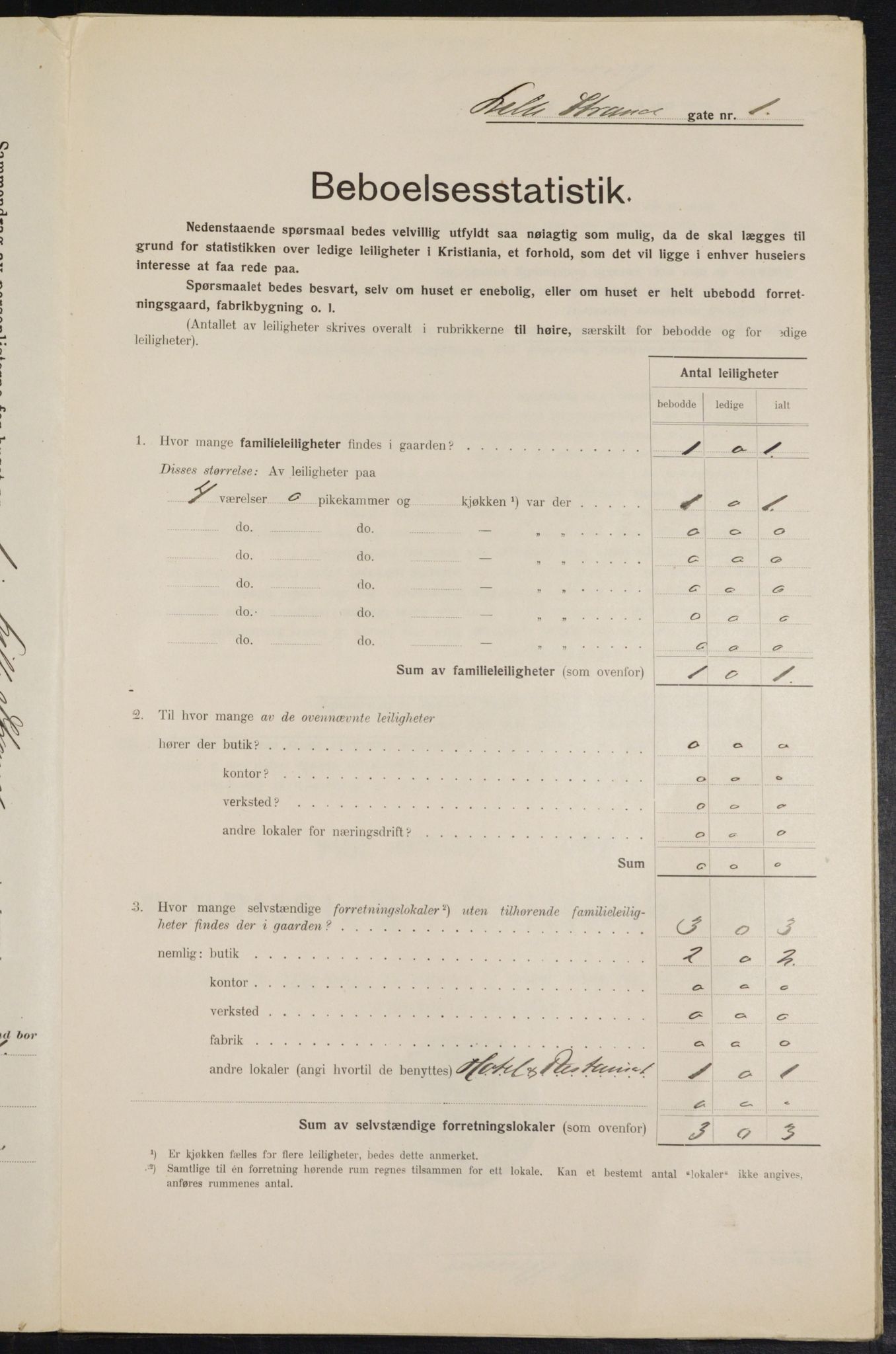 OBA, Municipal Census 1914 for Kristiania, 1914, p. 57490