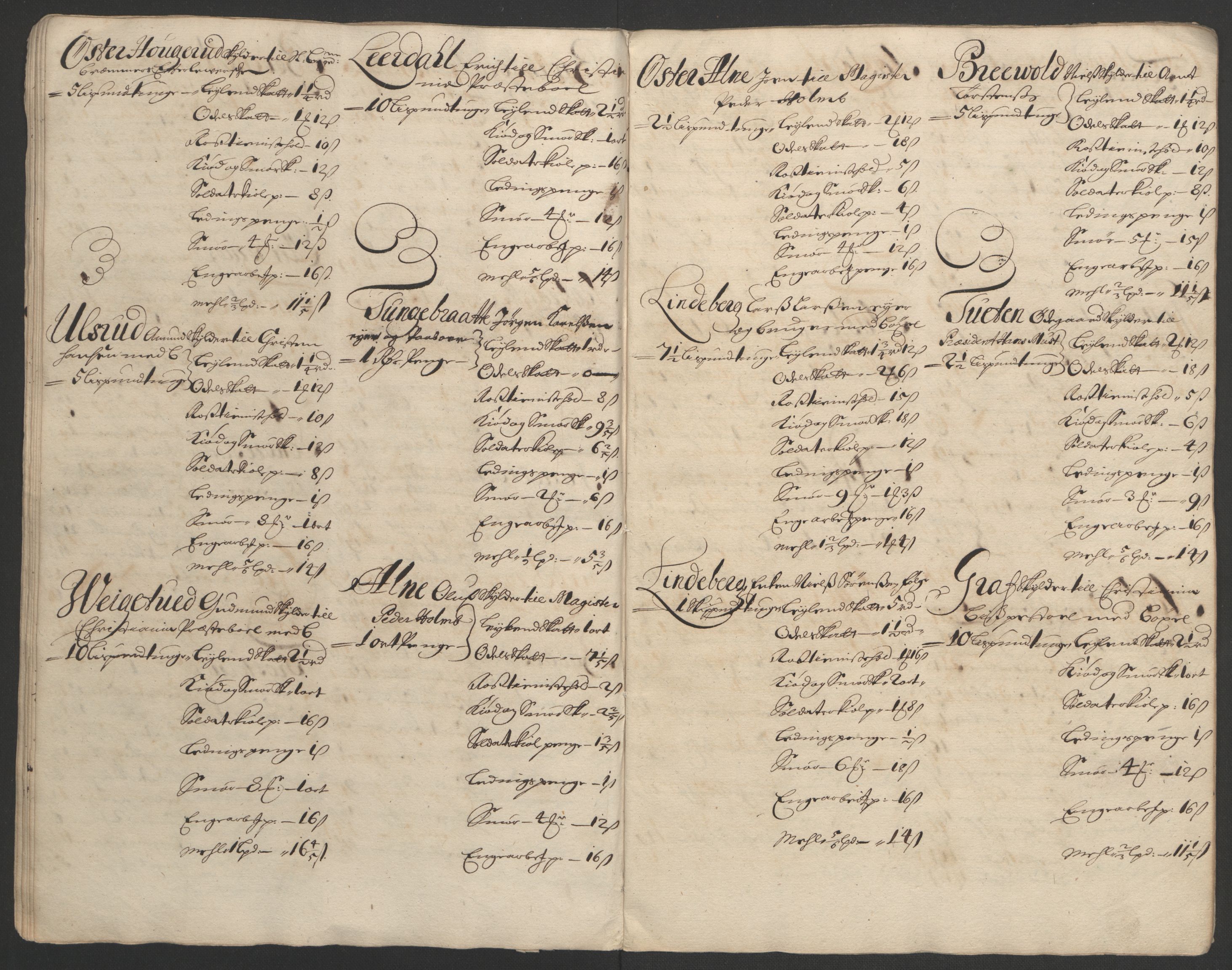 Rentekammeret inntil 1814, Reviderte regnskaper, Fogderegnskap, AV/RA-EA-4092/R08/L0426: Fogderegnskap Aker, 1692-1693, p. 295