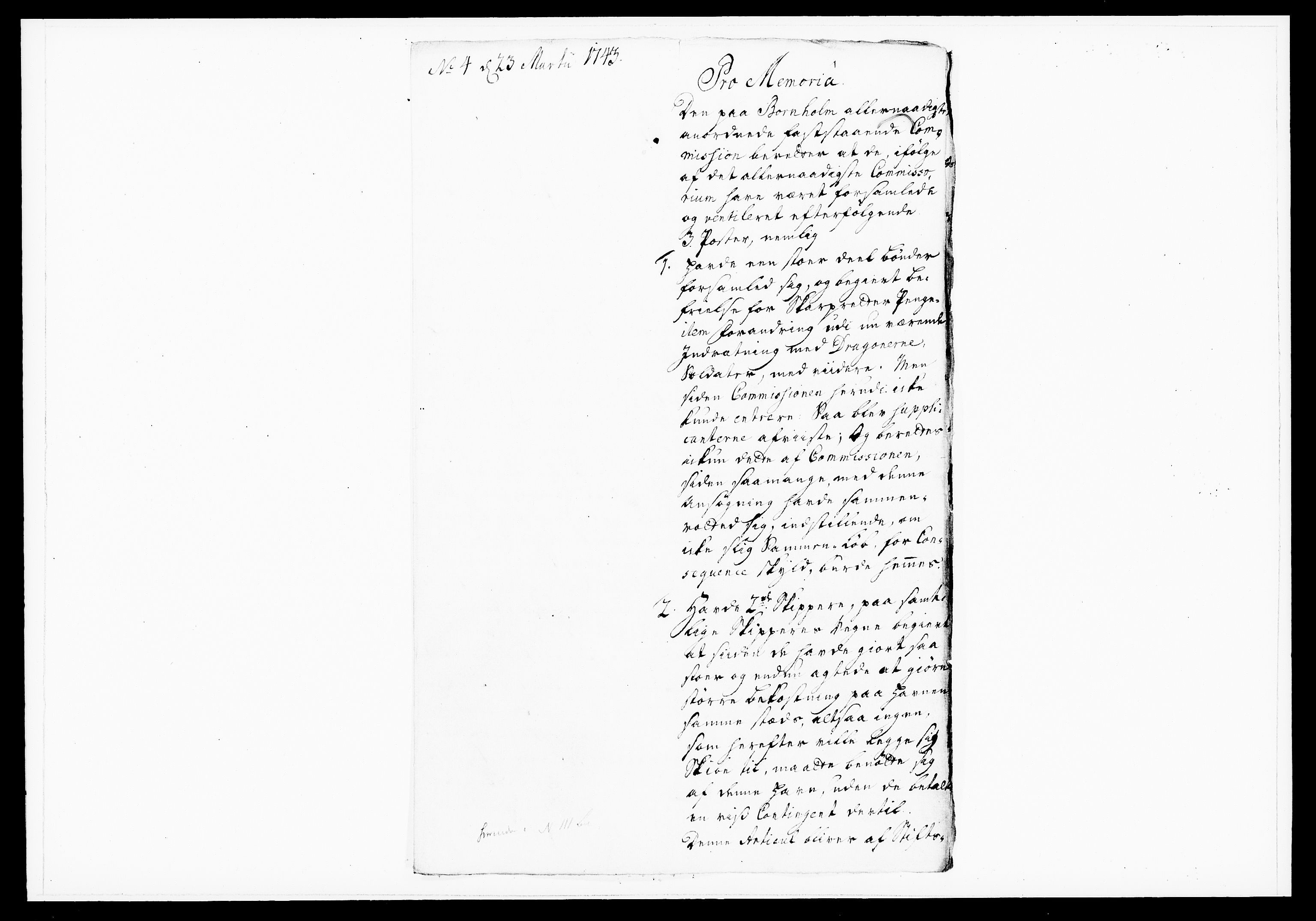 Krigskollegiet, Krigskancelliet, DRA/A-0006/-/1176-1181: Refererede sager, 1743, p. 132