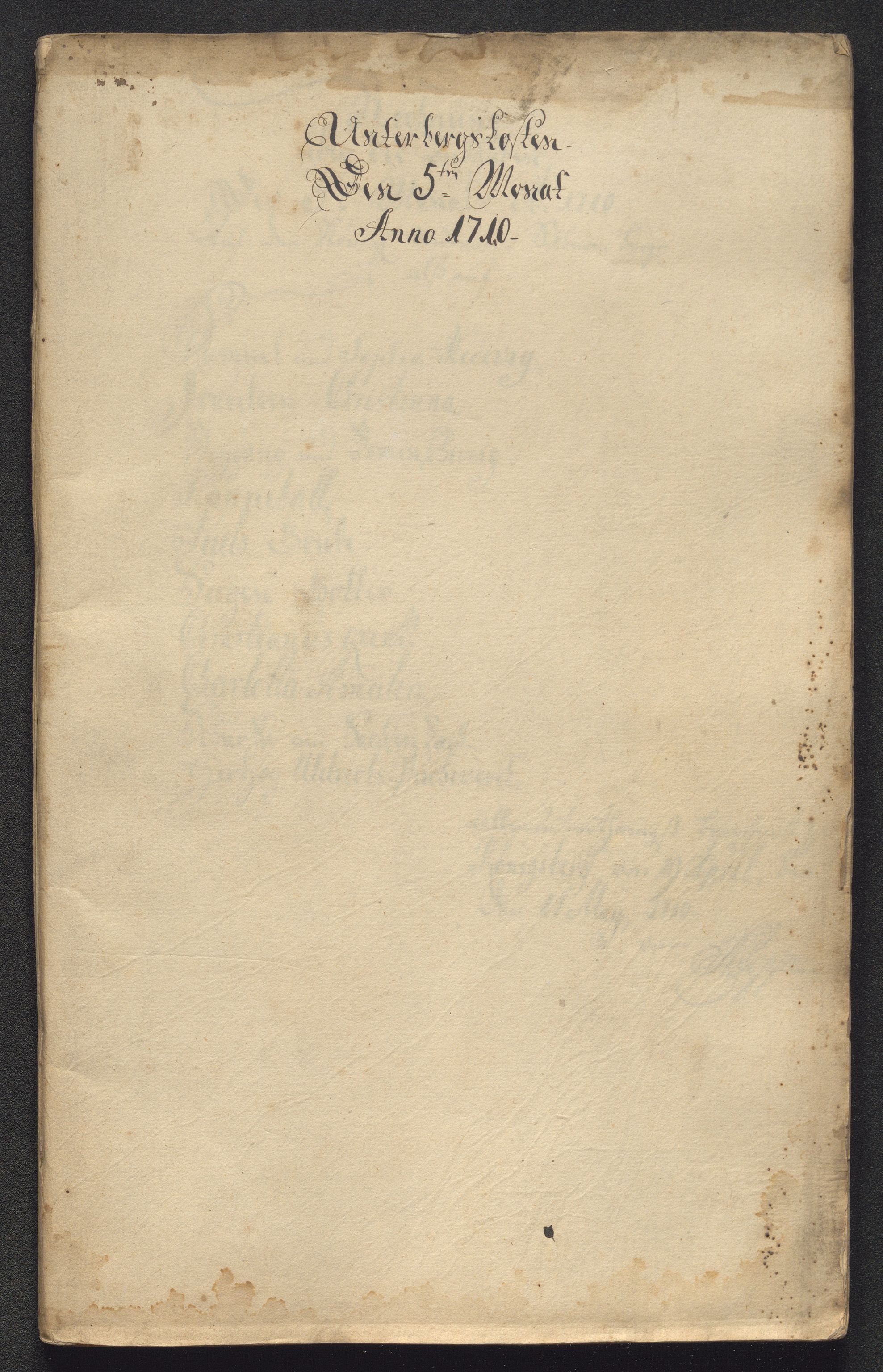 Kongsberg Sølvverk 1623-1816, AV/SAKO-EA-3135/001/D/Dc/Dcd/L0099: Utgiftsregnskap for gruver m.m., 1710, p. 189