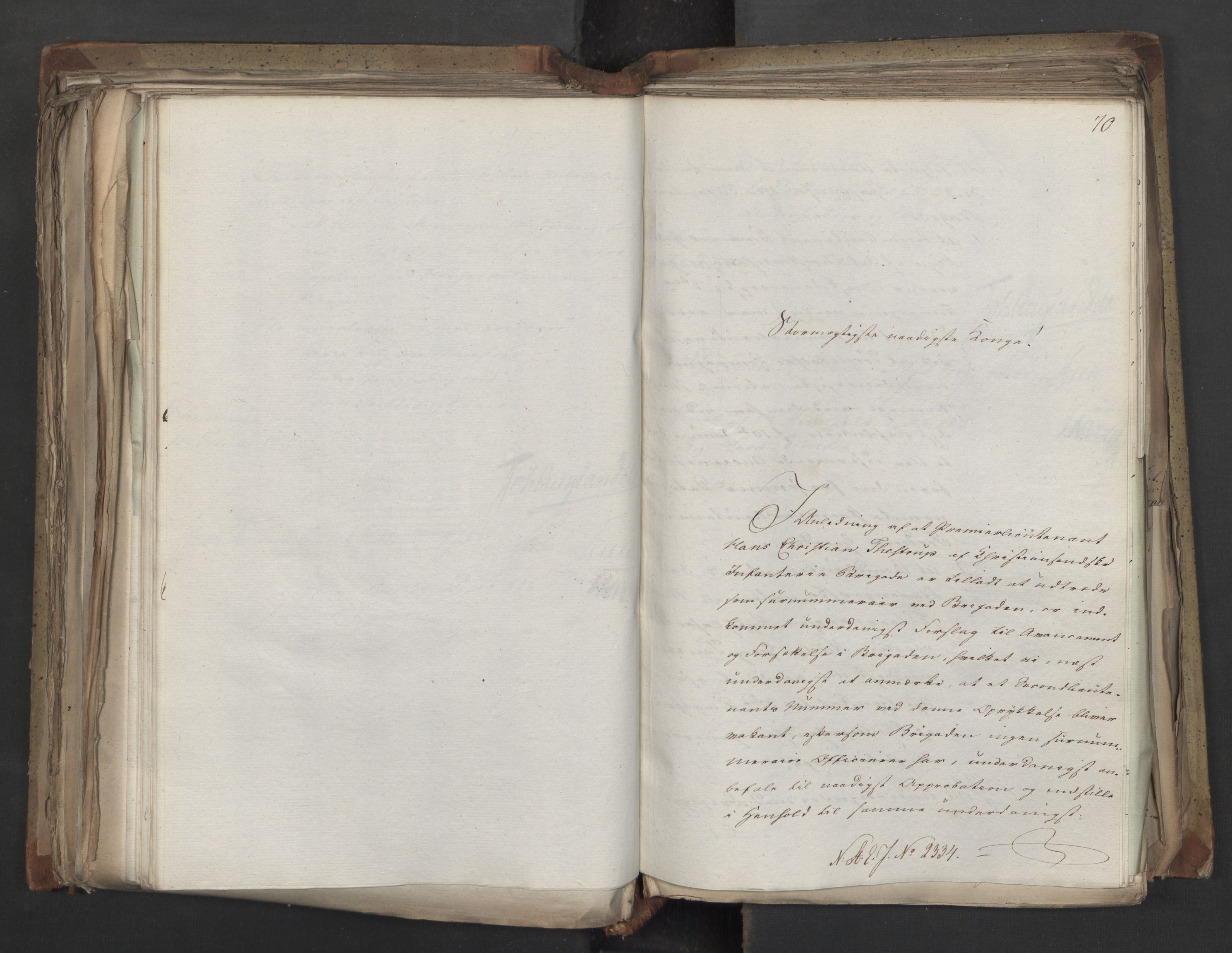 Statsrådsavdelingen i Stockholm, AV/RA-S-1003/D/Da/L0041: Regjeringsinnstillinger nr. 2204-2466, 1825, p. 377