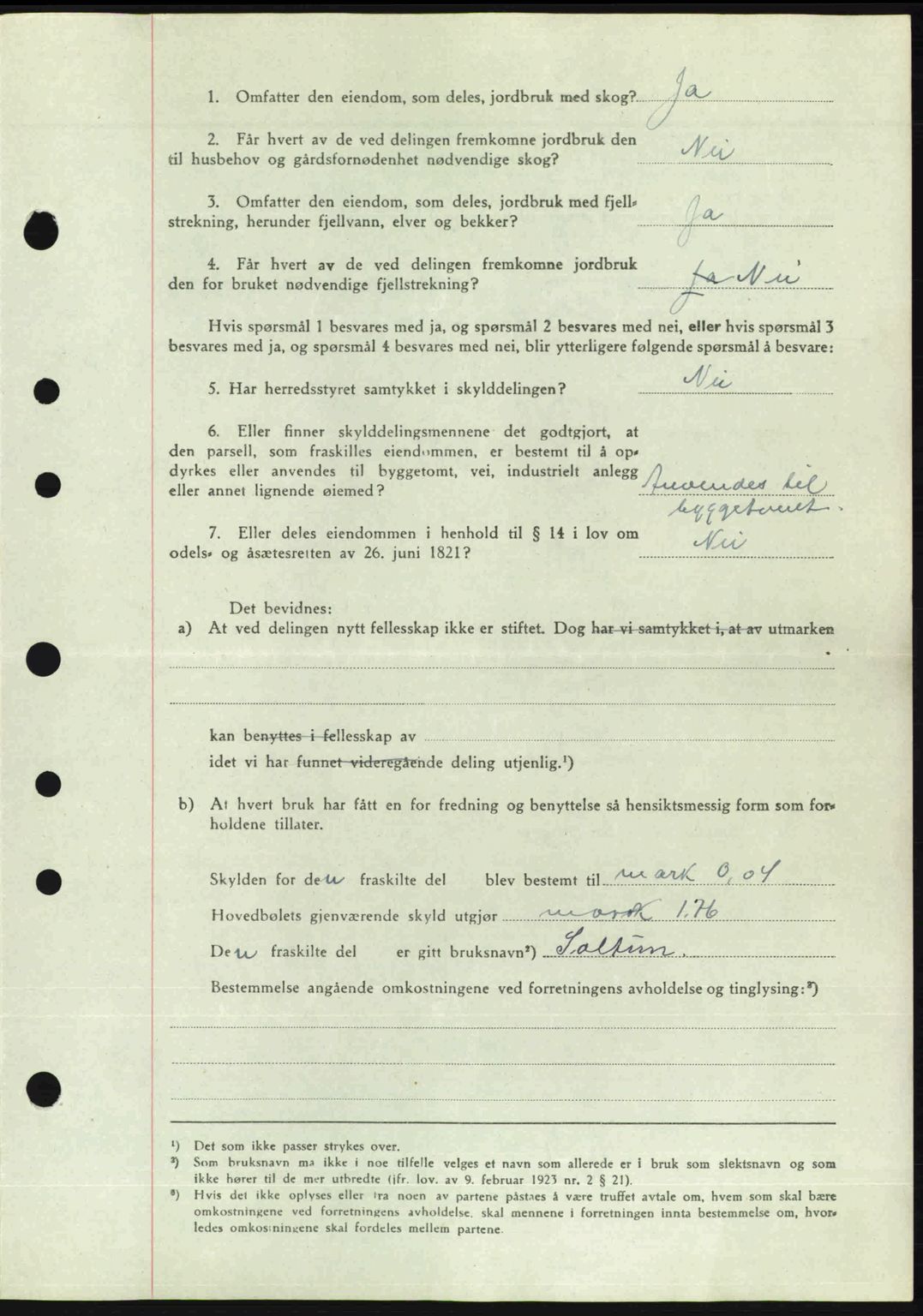 Romsdal sorenskriveri, SAT/A-4149/1/2/2C: Mortgage book no. A19, 1946-1946, Diary no: : 521/1946