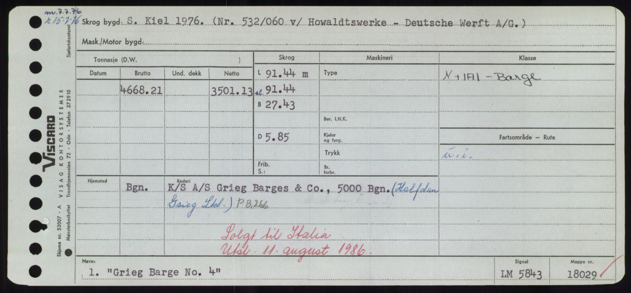 Sjøfartsdirektoratet med forløpere, Skipsmålingen, AV/RA-S-1627/H/Hd/L0013: Fartøy, Gne-Gås, p. 239