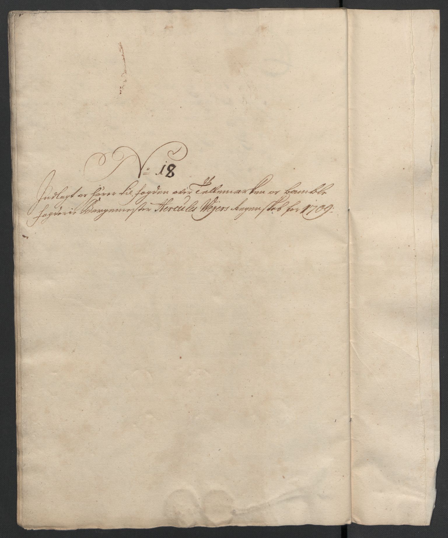 Rentekammeret inntil 1814, Reviderte regnskaper, Fogderegnskap, RA/EA-4092/R36/L2118: Fogderegnskap Øvre og Nedre Telemark og Bamble, 1708-1709, p. 276