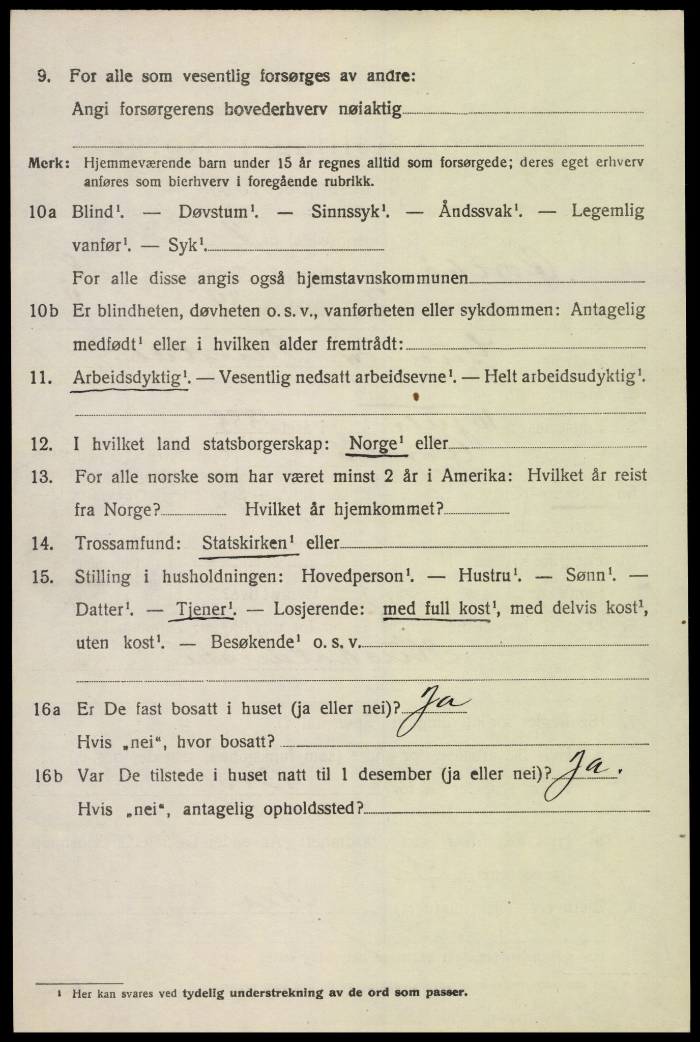 SAK, 1920 census for Øvrebø, 1920, p. 1779