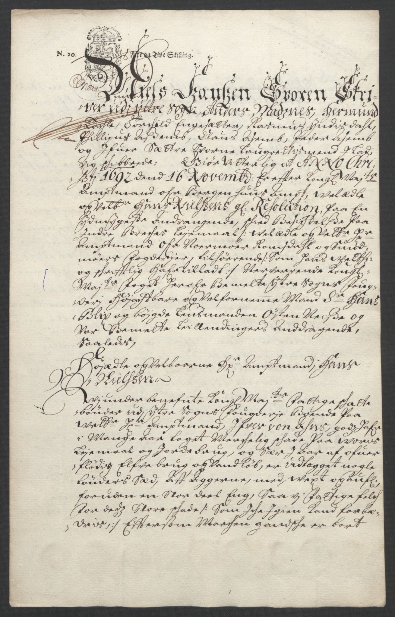 Rentekammeret inntil 1814, Reviderte regnskaper, Fogderegnskap, AV/RA-EA-4092/R52/L3306: Fogderegnskap Sogn, 1691-1692, p. 377