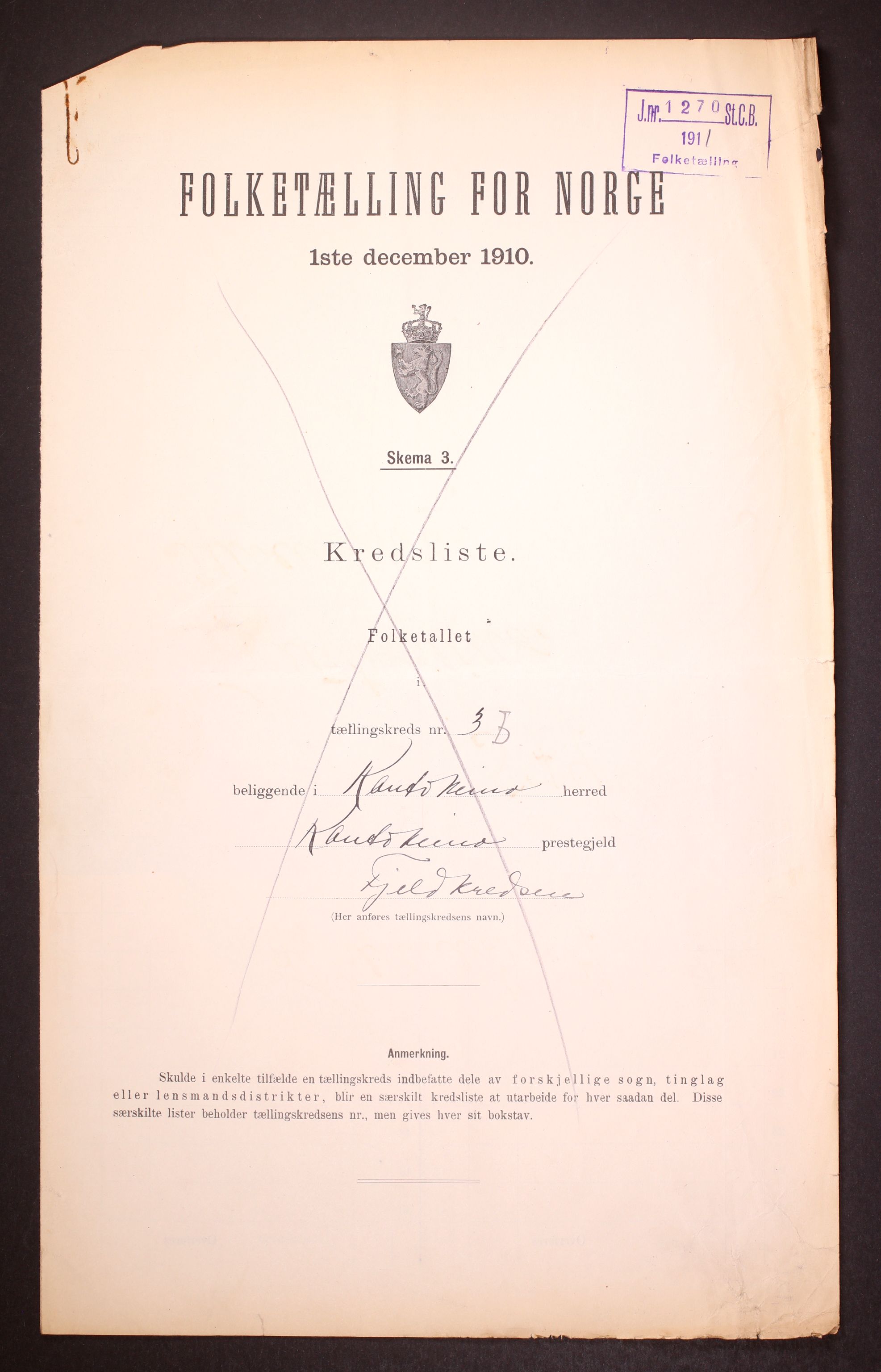 RA, 1910 census for Kautokeino, 1910, p. 17