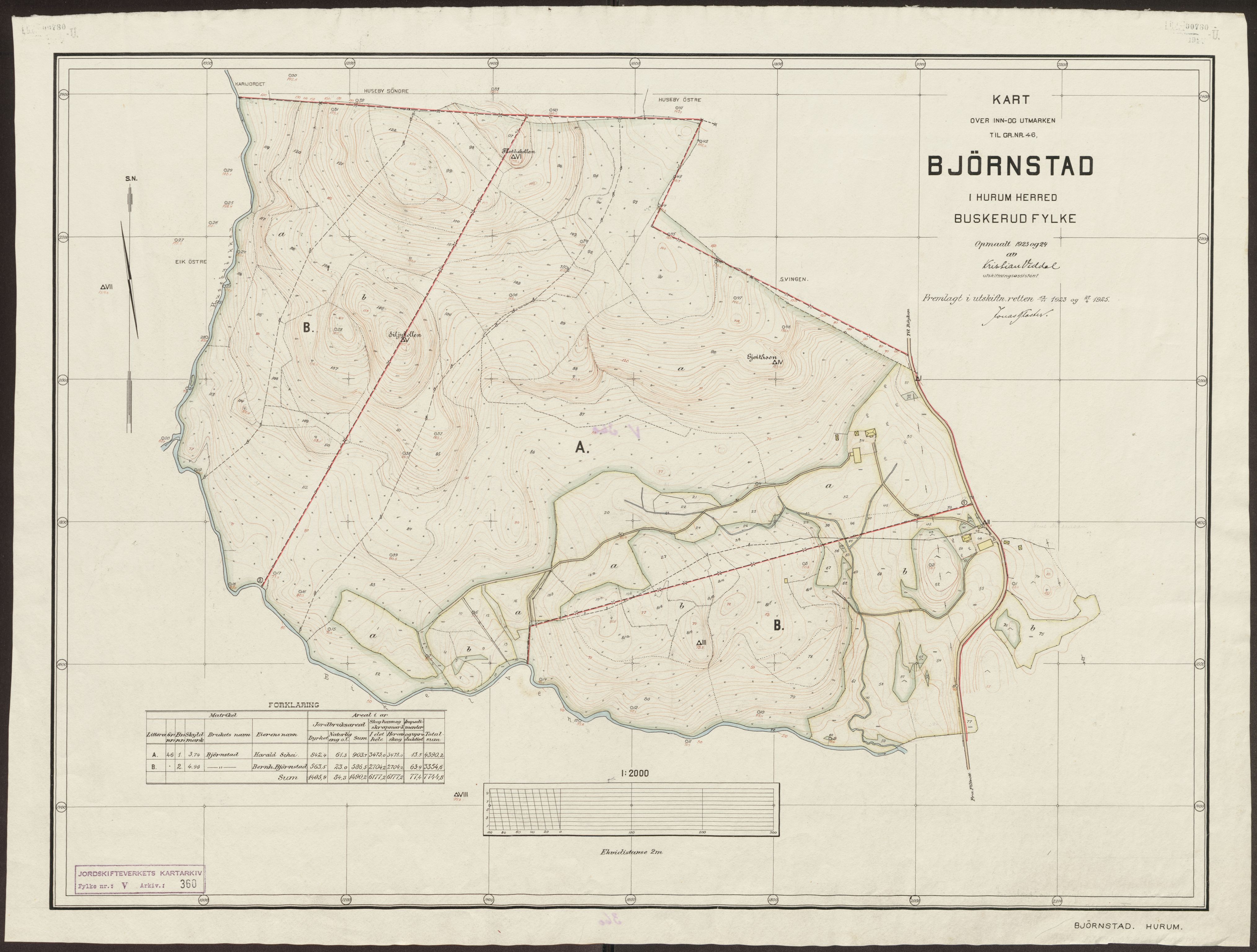 Jordskifteverkets kartarkiv, RA/S-3929/T, 1859-1988, p. 508
