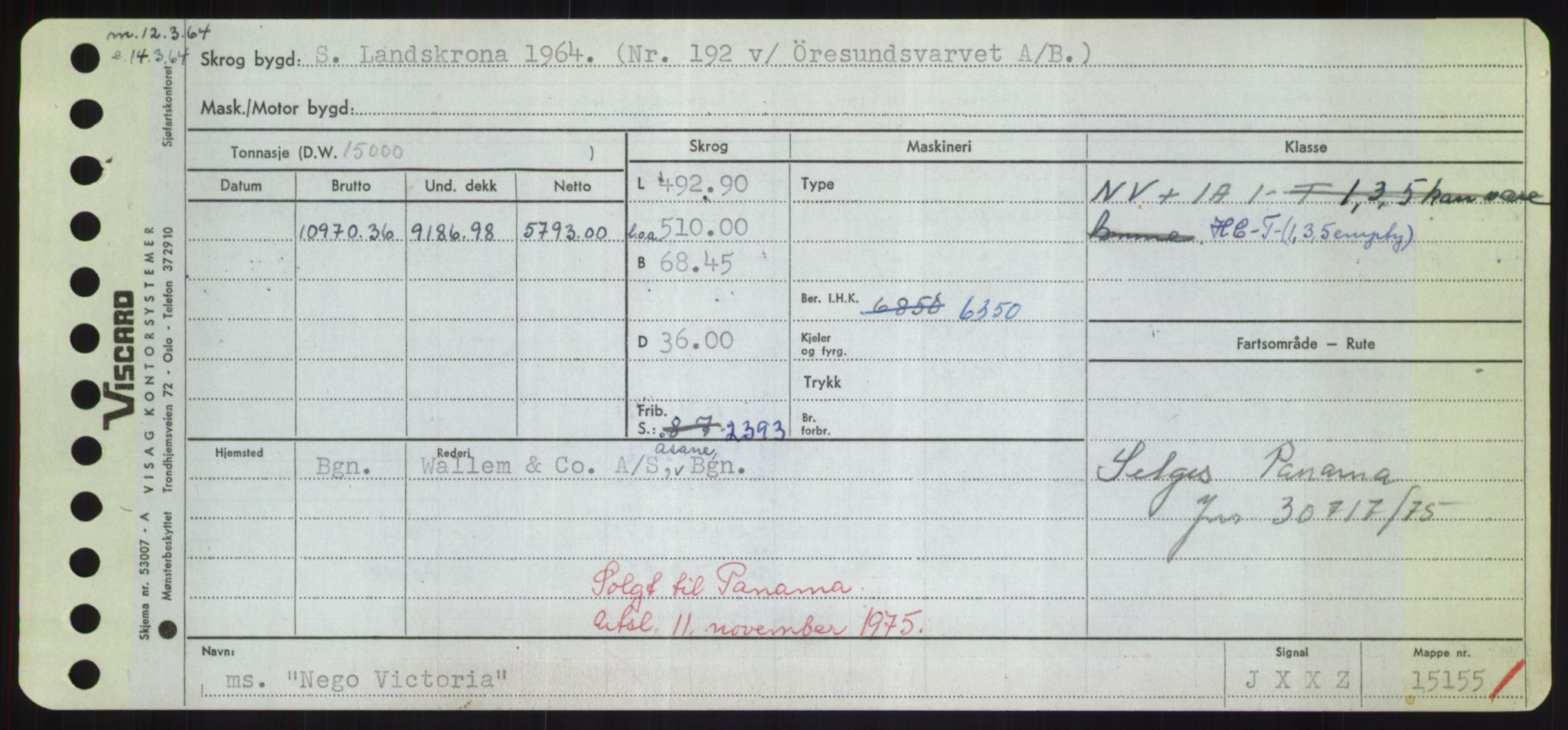 Sjøfartsdirektoratet med forløpere, Skipsmålingen, AV/RA-S-1627/H/Hd/L0026: Fartøy, N-Norhol, p. 89