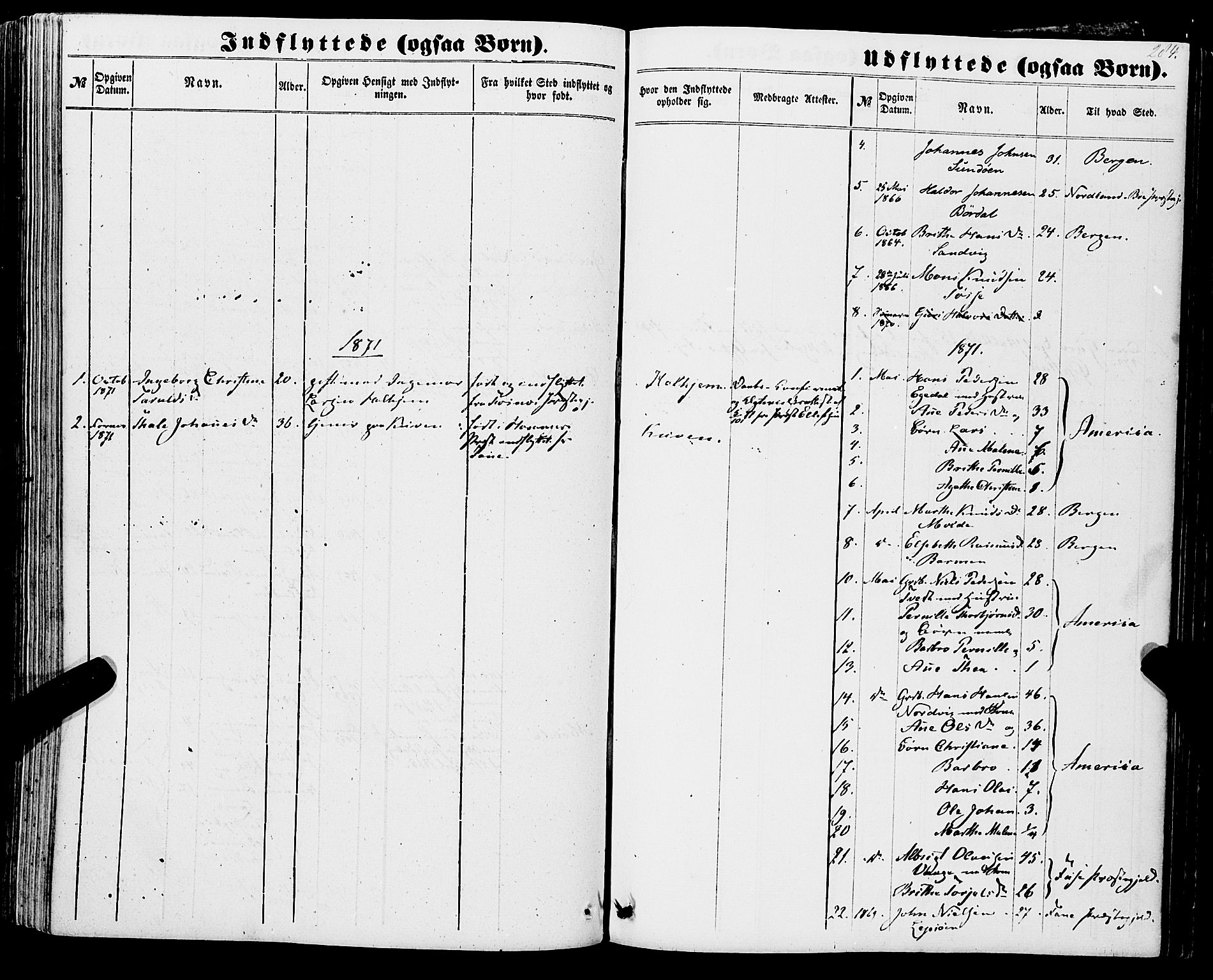 Os sokneprestembete, SAB/A-99929: Parish register (official) no. A 17, 1860-1873, p. 284
