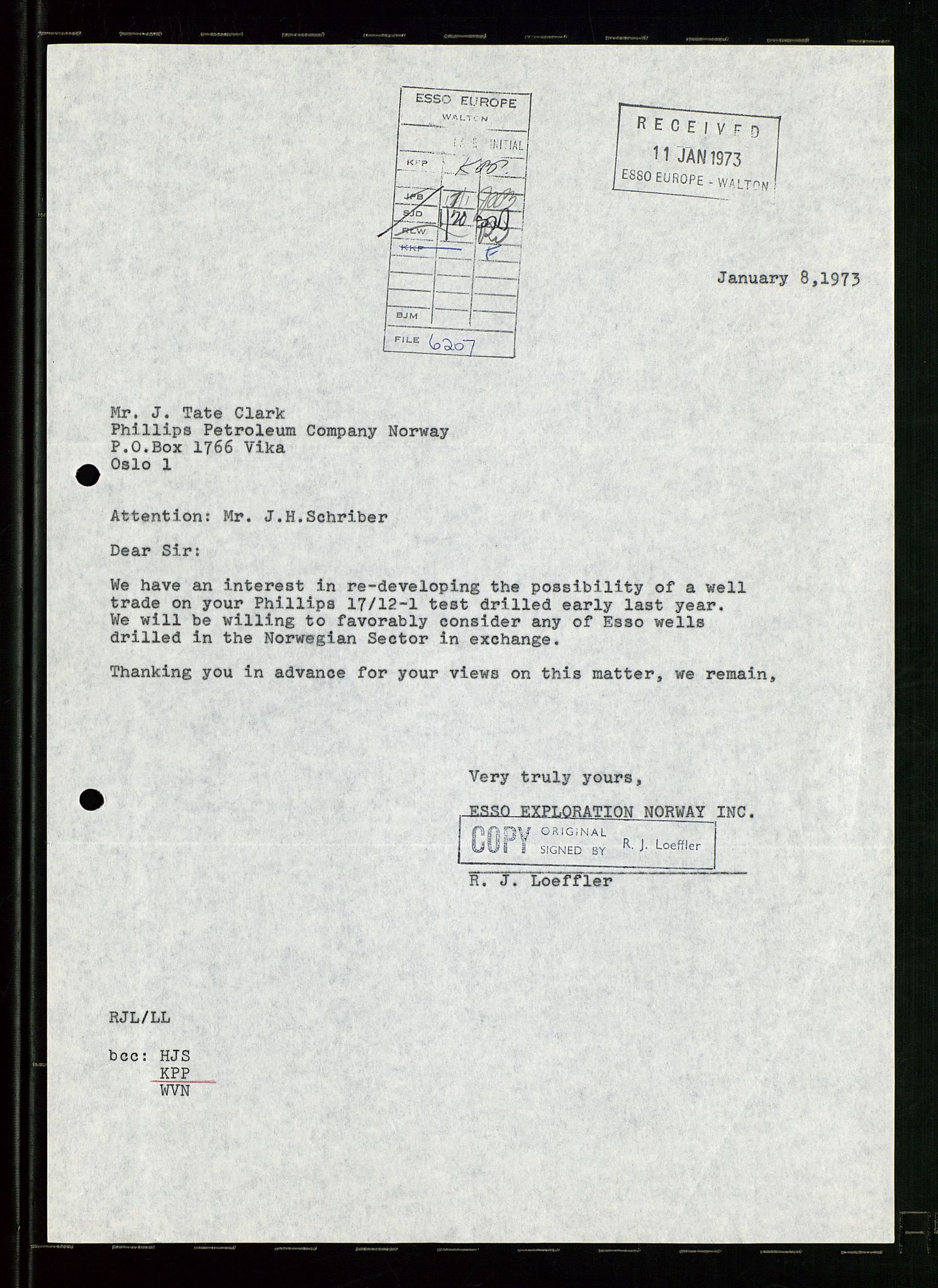 Pa 1512 - Esso Exploration and Production Norway Inc., AV/SAST-A-101917/E/Ea/L0021: Sak og korrespondanse, 1965-1974, p. 529