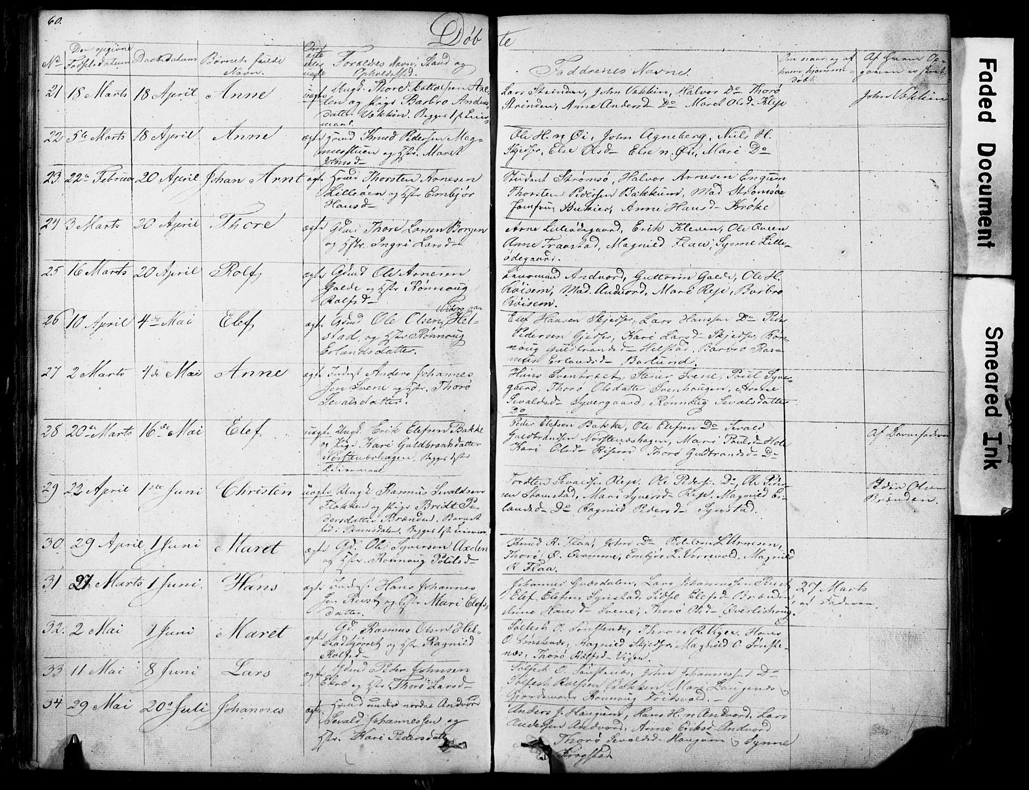Lom prestekontor, SAH/PREST-070/L/L0012: Parish register (copy) no. 12, 1845-1873, p. 60-61