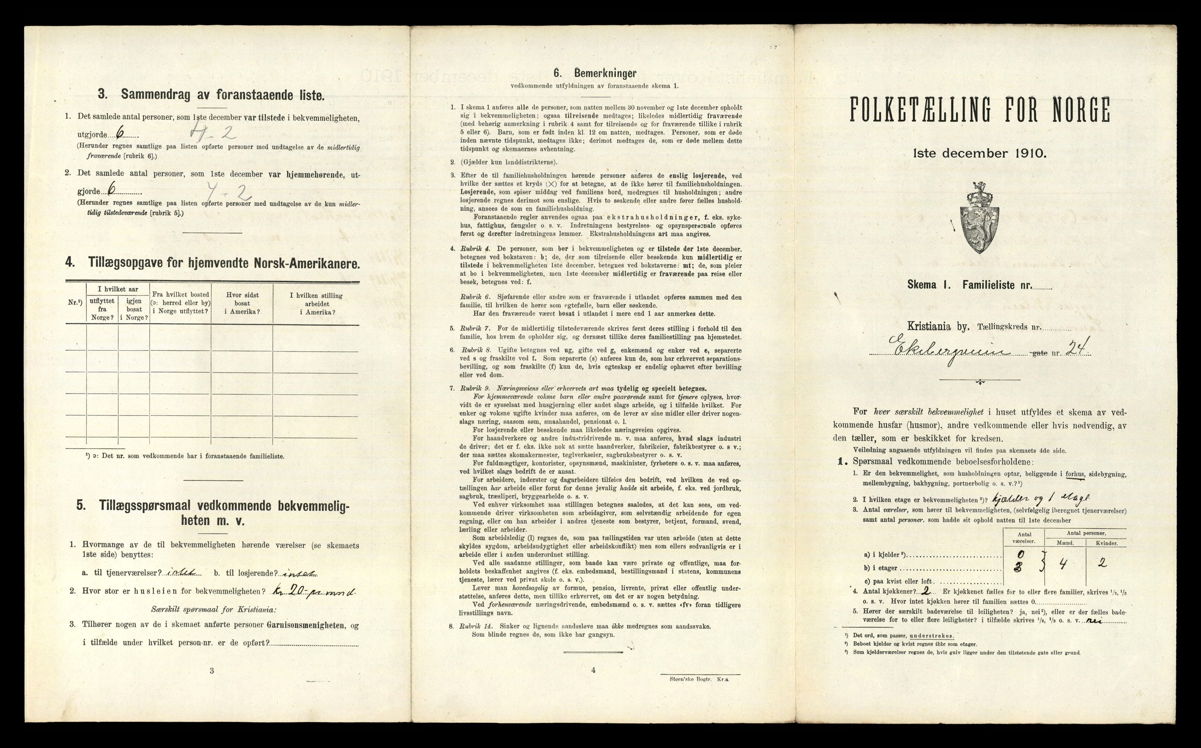 RA, 1910 census for Kristiania, 1910, p. 20187