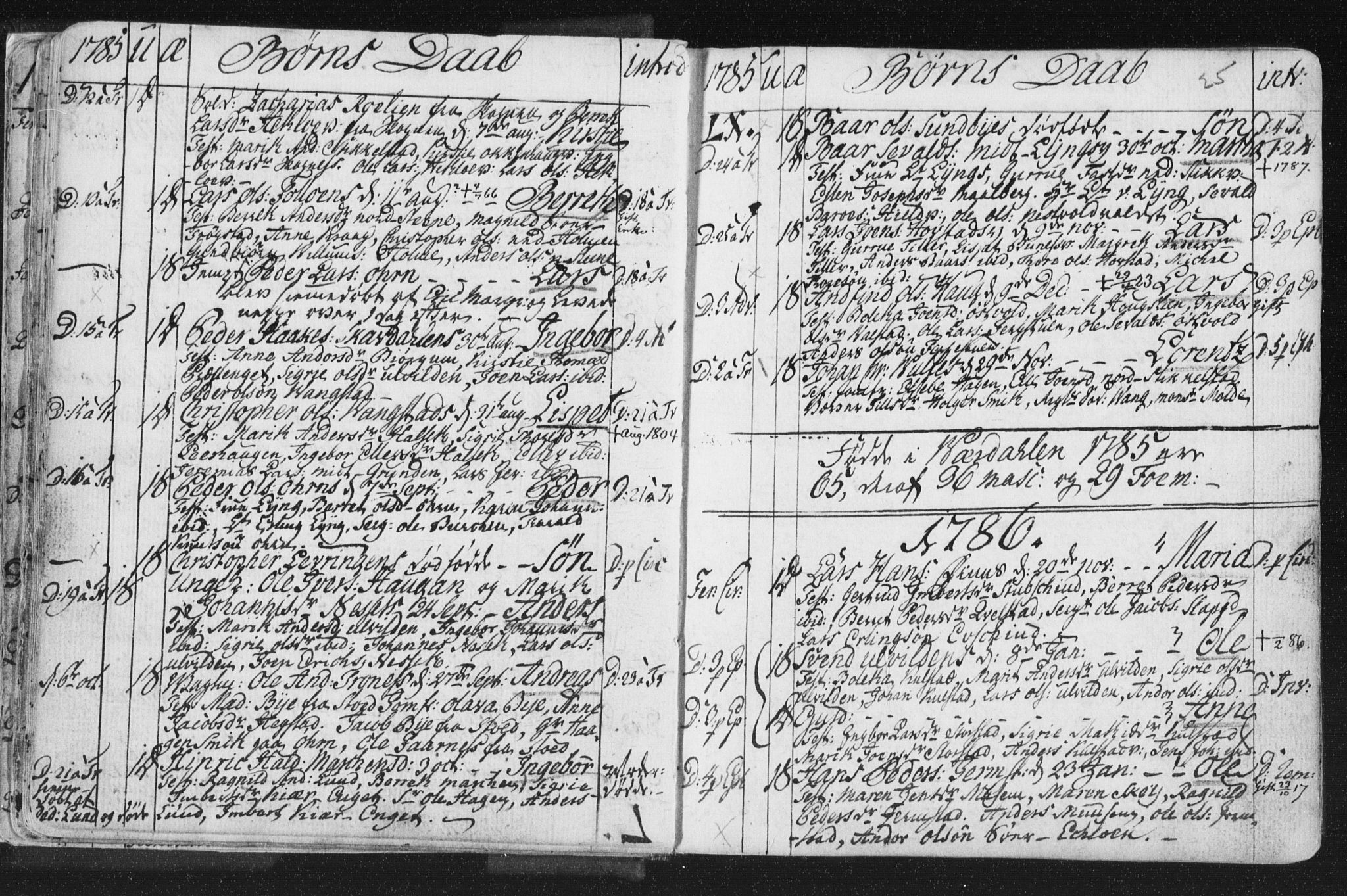 Ministerialprotokoller, klokkerbøker og fødselsregistre - Nord-Trøndelag, SAT/A-1458/723/L0232: Parish register (official) no. 723A03, 1781-1804, p. 25