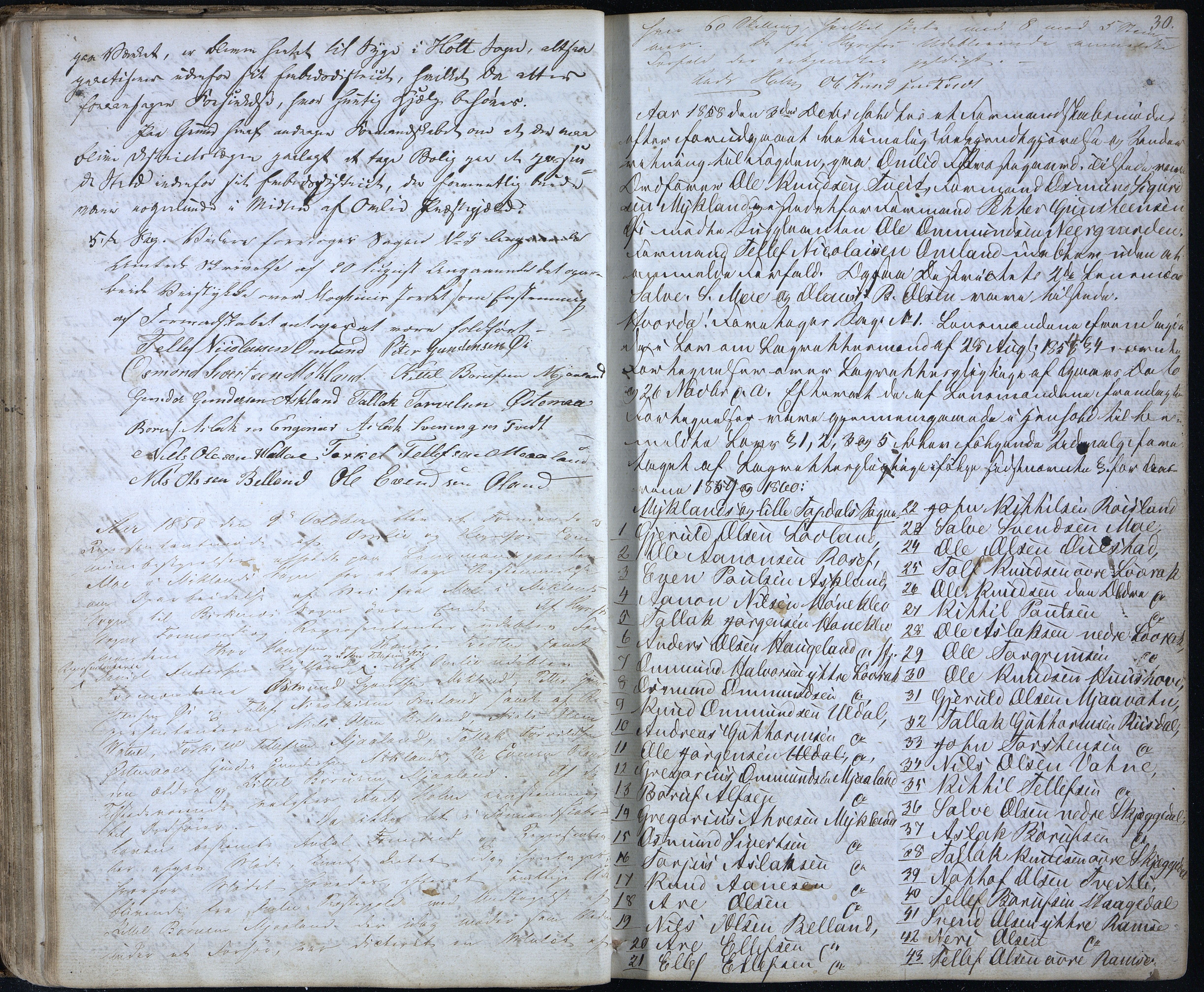 Åmli kommune før 1985, AAKS/KA0929-PK/01/01a/L0002: Møtebok, 1855-1868, p. 30