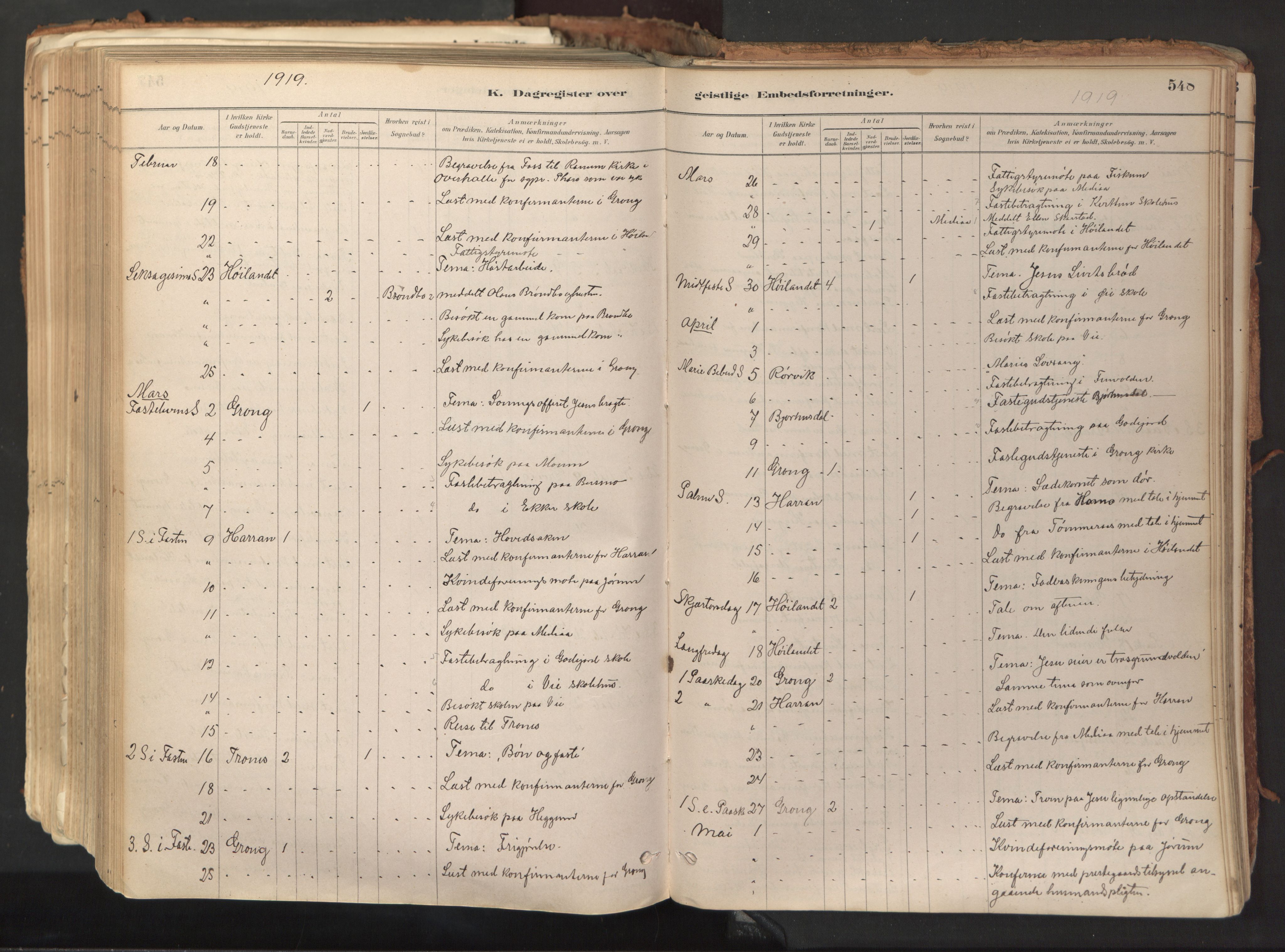 Ministerialprotokoller, klokkerbøker og fødselsregistre - Nord-Trøndelag, SAT/A-1458/758/L0519: Parish register (official) no. 758A04, 1880-1926, p. 548
