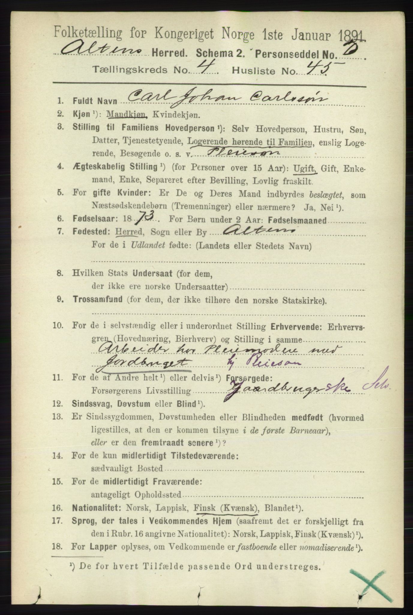 RA, 1891 census for 2012 Alta, 1891, p. 1586
