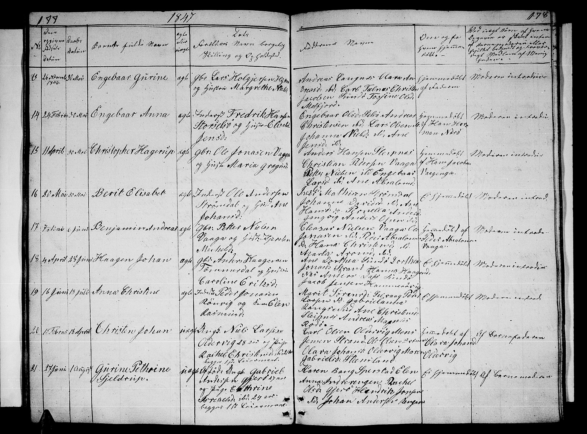 Ministerialprotokoller, klokkerbøker og fødselsregistre - Nordland, AV/SAT-A-1459/841/L0618: Parish register (copy) no. 841C02, 1833-1855, p. 177-178