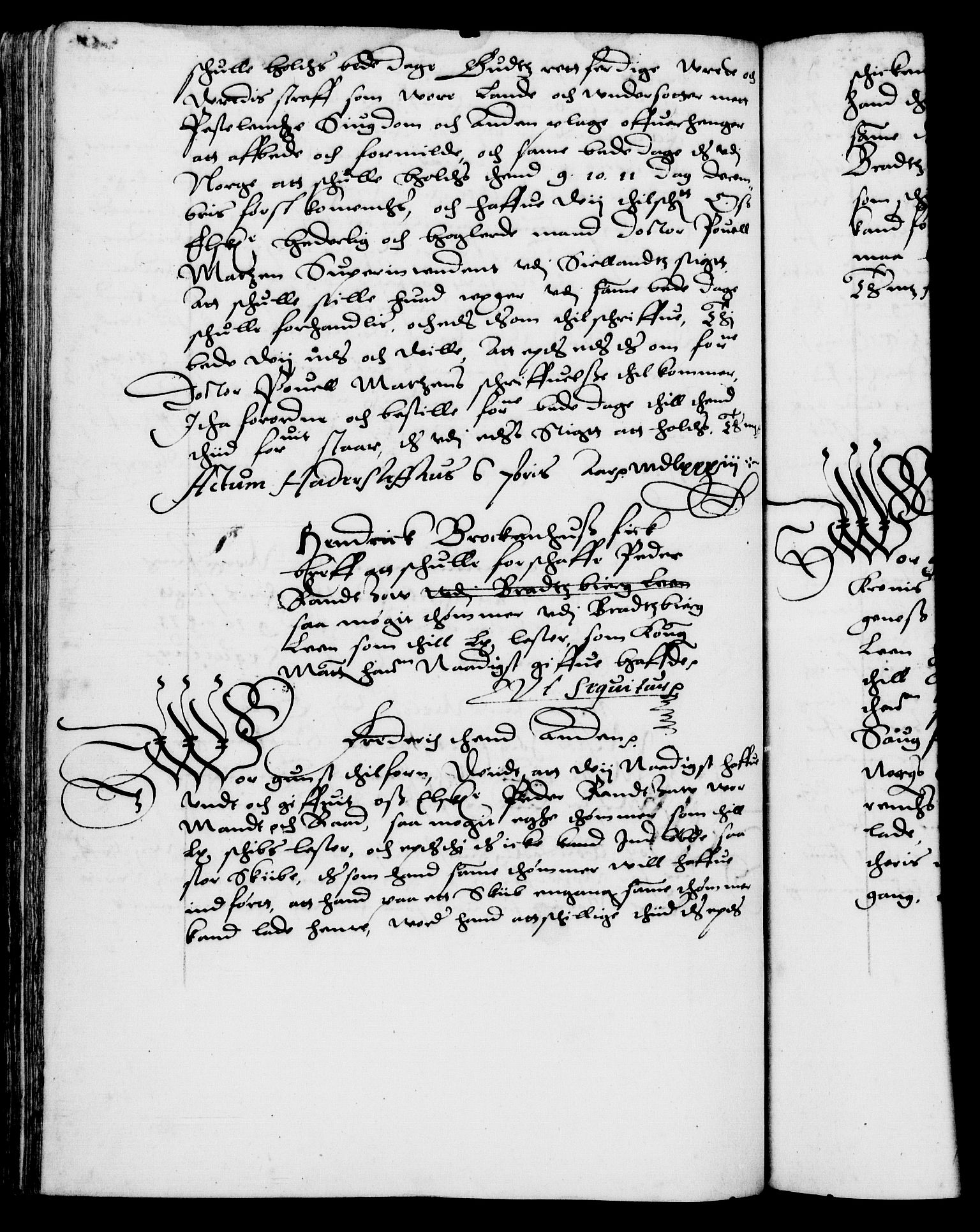 Danske Kanselli 1572-1799, AV/RA-EA-3023/F/Fc/Fca/Fcab/L0001: Norske tegnelser (mikrofilm), 1572-1588, p. 279b