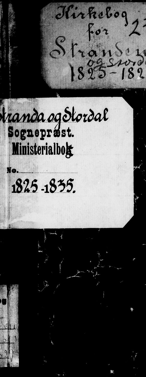 Ministerialprotokoller, klokkerbøker og fødselsregistre - Møre og Romsdal, SAT/A-1454/520/L0290: Parish register (copy) no. 520C02, 1825-1835