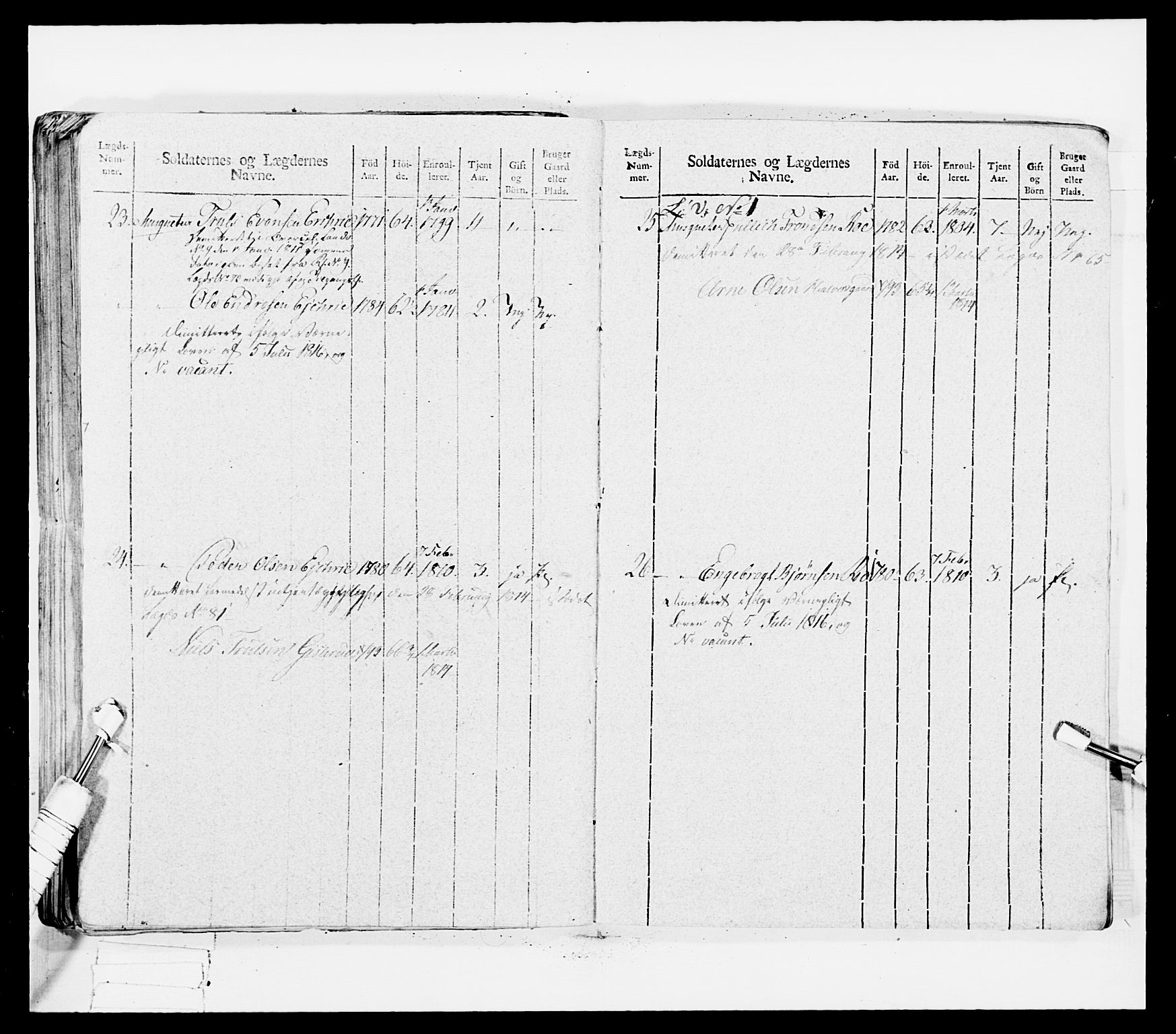 Generalitets- og kommissariatskollegiet, Det kongelige norske kommissariatskollegium, AV/RA-EA-5420/E/Eh/L0036a: Nordafjelske gevorbne infanteriregiment, 1813, p. 407