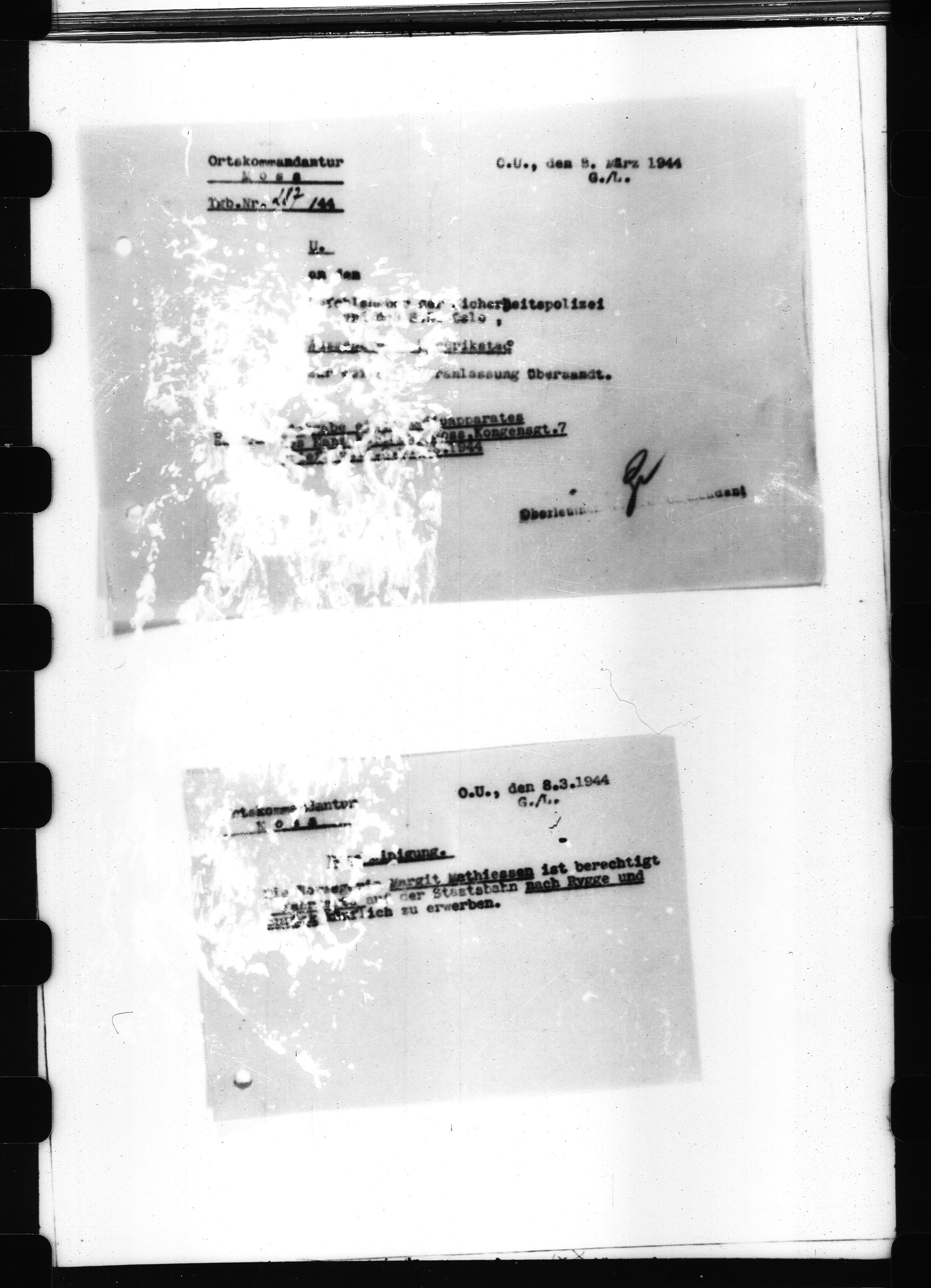 Documents Section, RA/RAFA-2200/V/L0065: Film med LMDC Serial Number., 1940-1945, p. 493