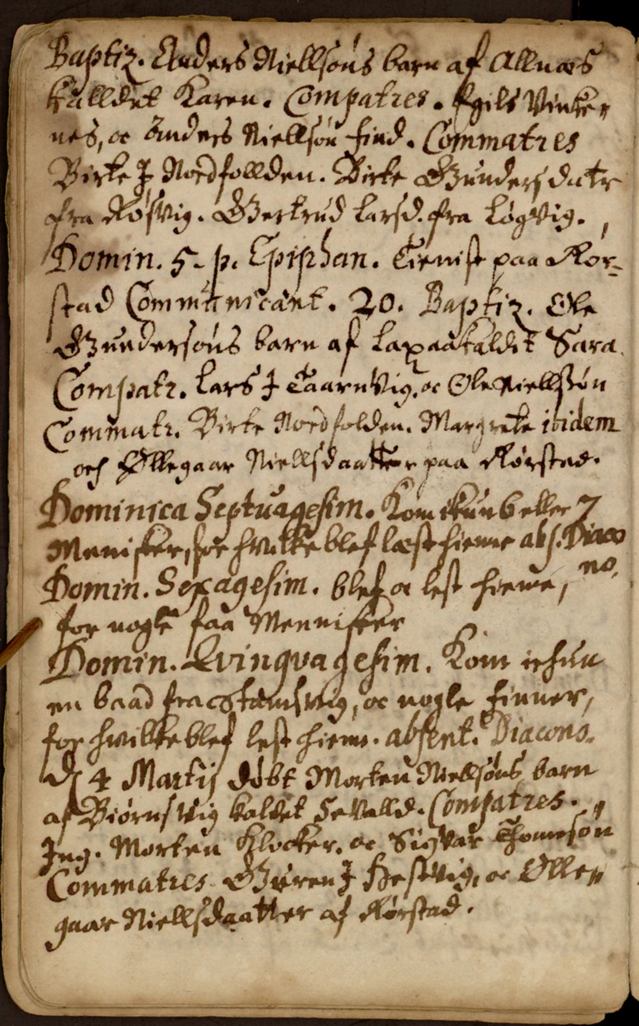 Spesialsamlingene, NTNU/SPESIALSAMLINGENE/M/XA-Oct-90: Other parish register no. XA Oct. 90, 1683-1685