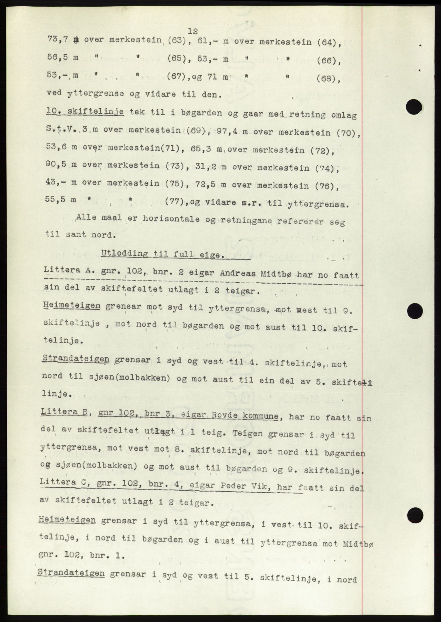 Søre Sunnmøre sorenskriveri, AV/SAT-A-4122/1/2/2C/L0083: Mortgage book no. 9A, 1948-1949, Diary no: : 60/1949