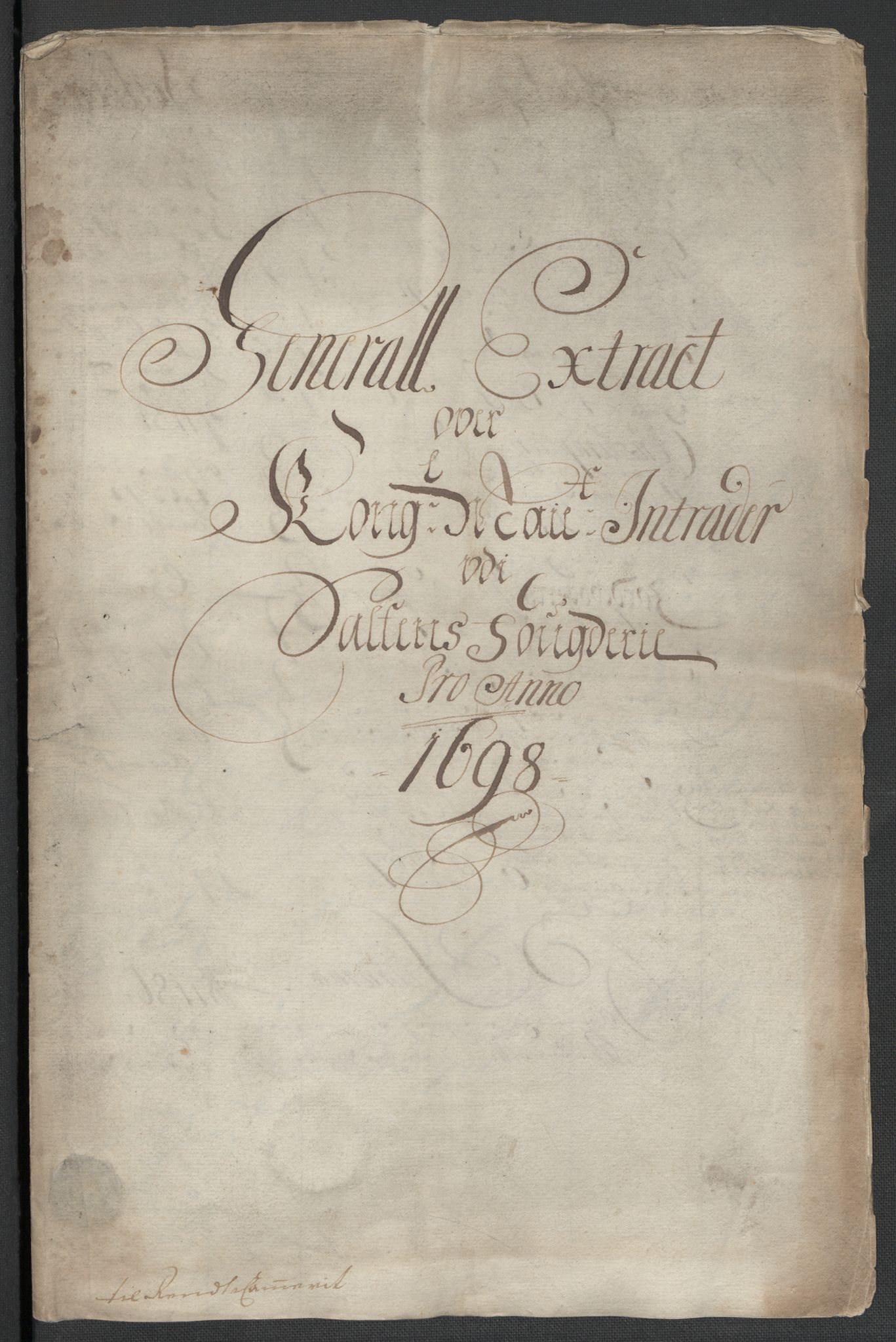 Rentekammeret inntil 1814, Reviderte regnskaper, Fogderegnskap, RA/EA-4092/R66/L4579: Fogderegnskap Salten, 1697-1700, p. 140