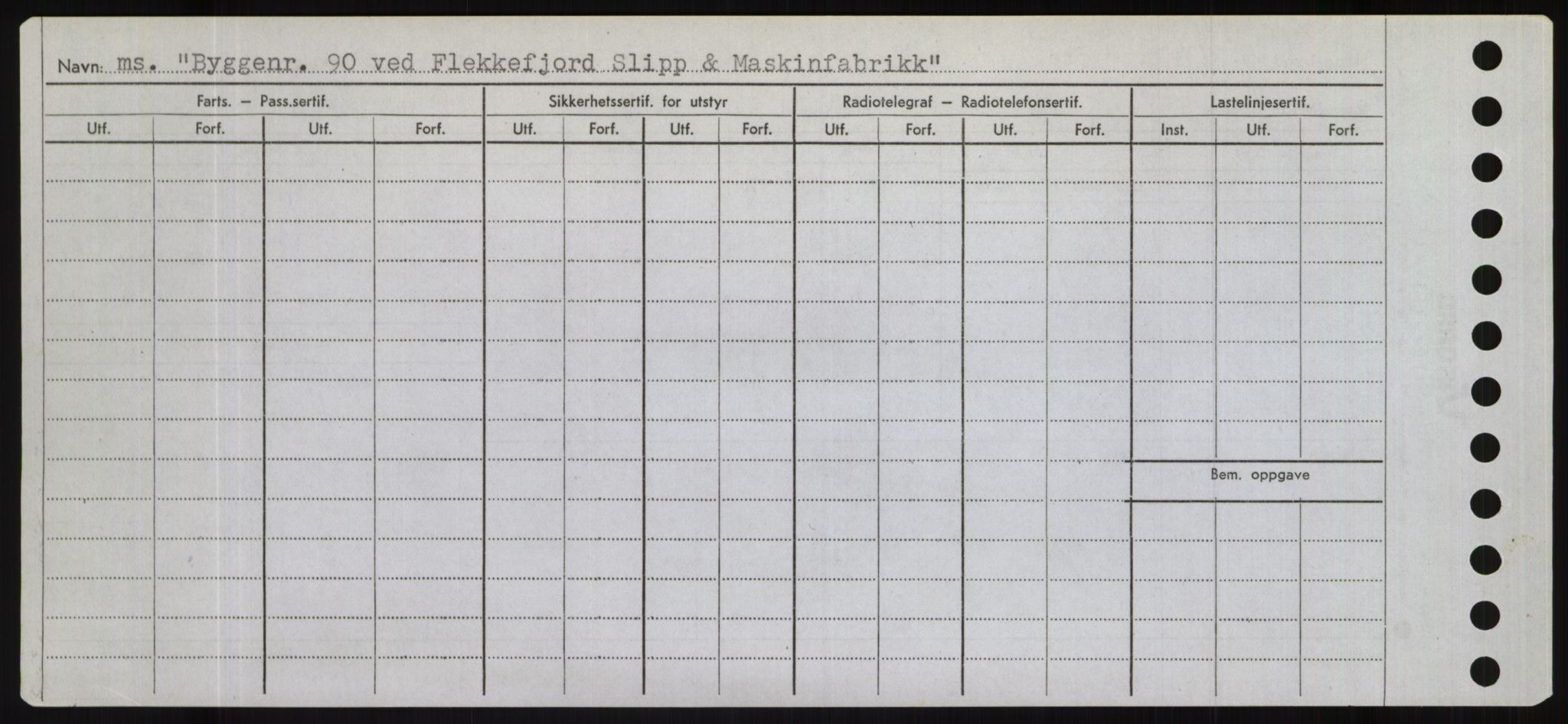 Sjøfartsdirektoratet med forløpere, Skipsmålingen, RA/S-1627/H/Hd/L0006: Fartøy, Byg-Båt, p. 254