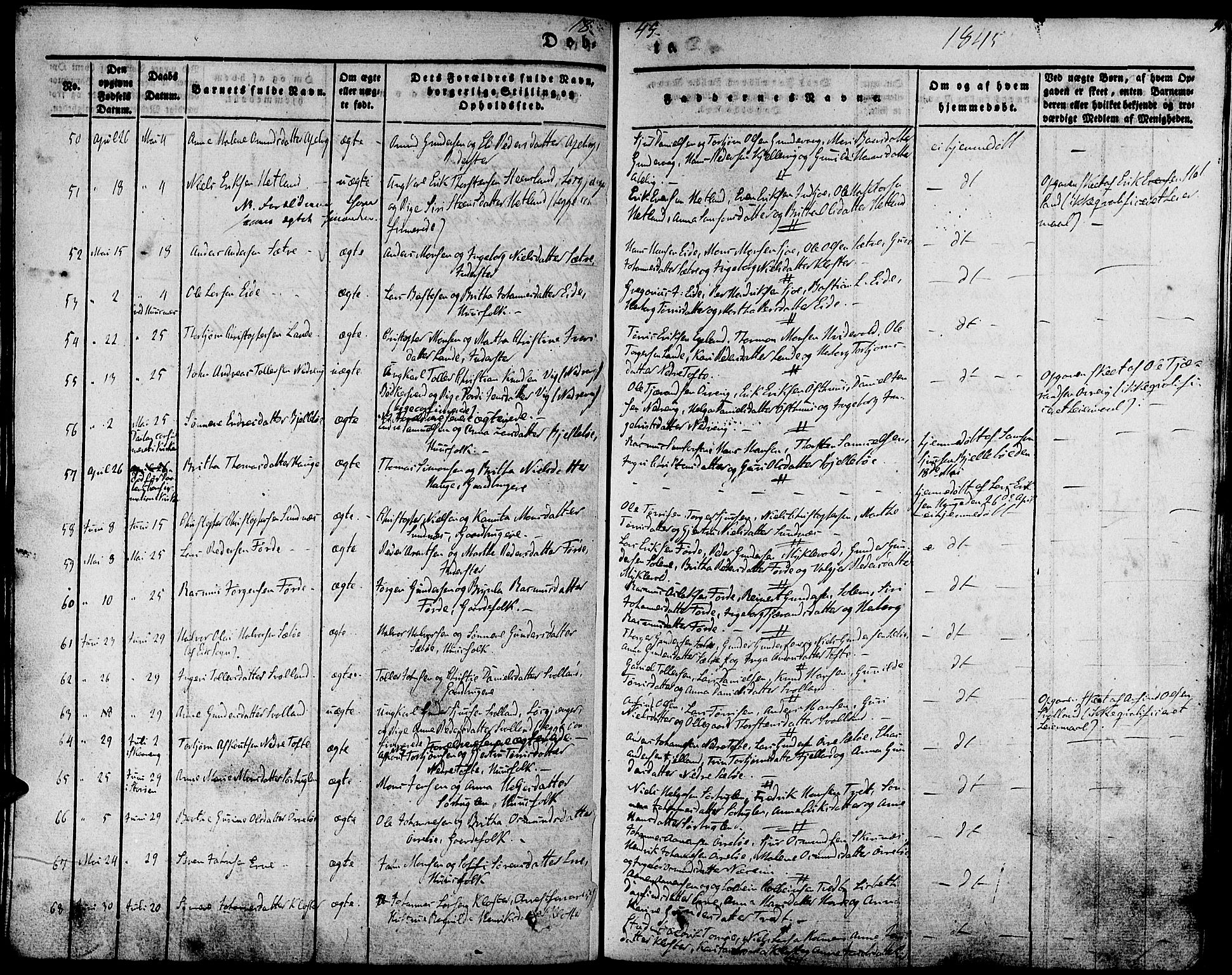 Fjelberg sokneprestembete, AV/SAB-A-75201/H/Haa: Parish register (official) no. A 6, 1835-1851, p. 91