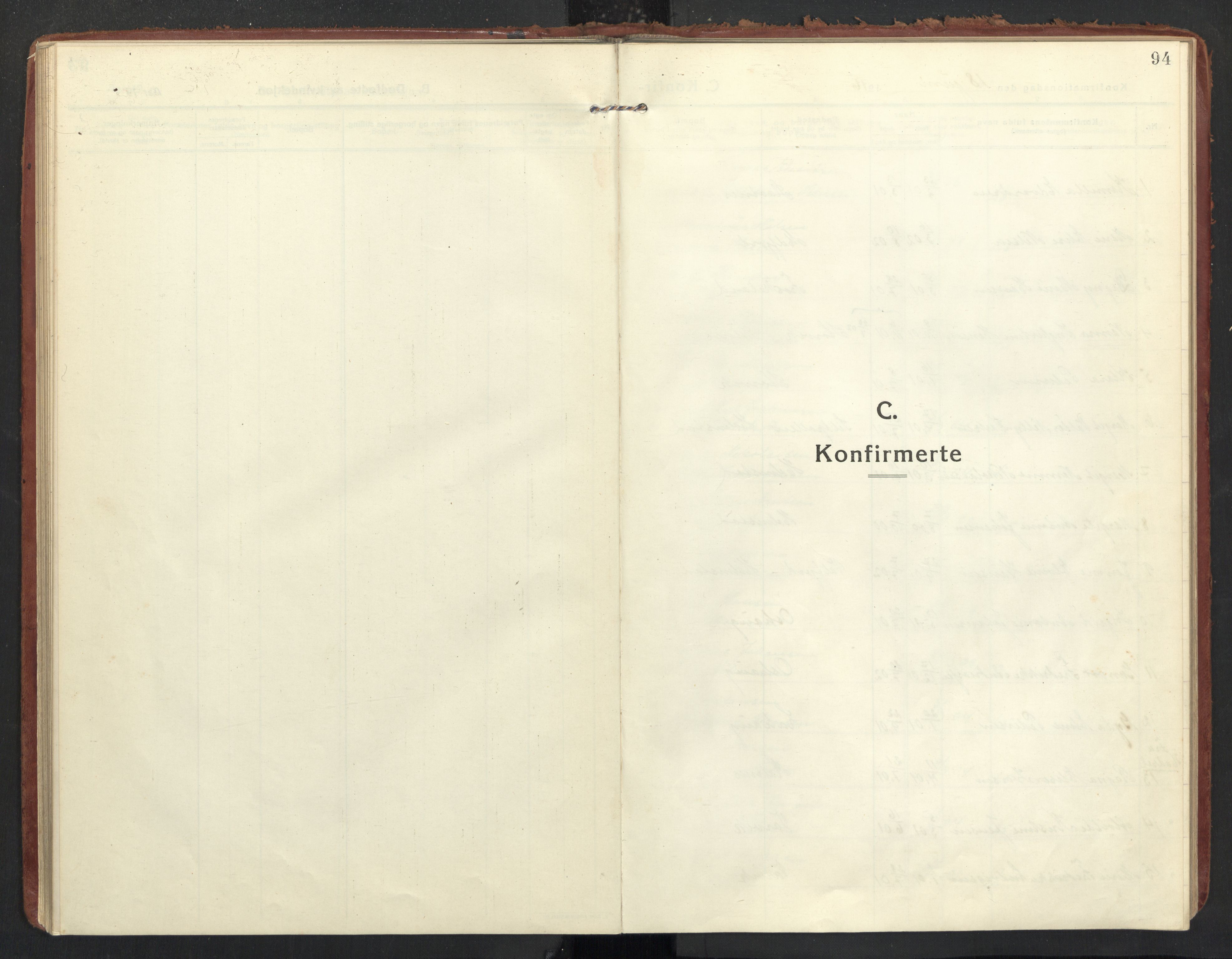 Ministerialprotokoller, klokkerbøker og fødselsregistre - Nordland, SAT/A-1459/890/L1288: Parish register (official) no. 890A03, 1915-1925, p. 94