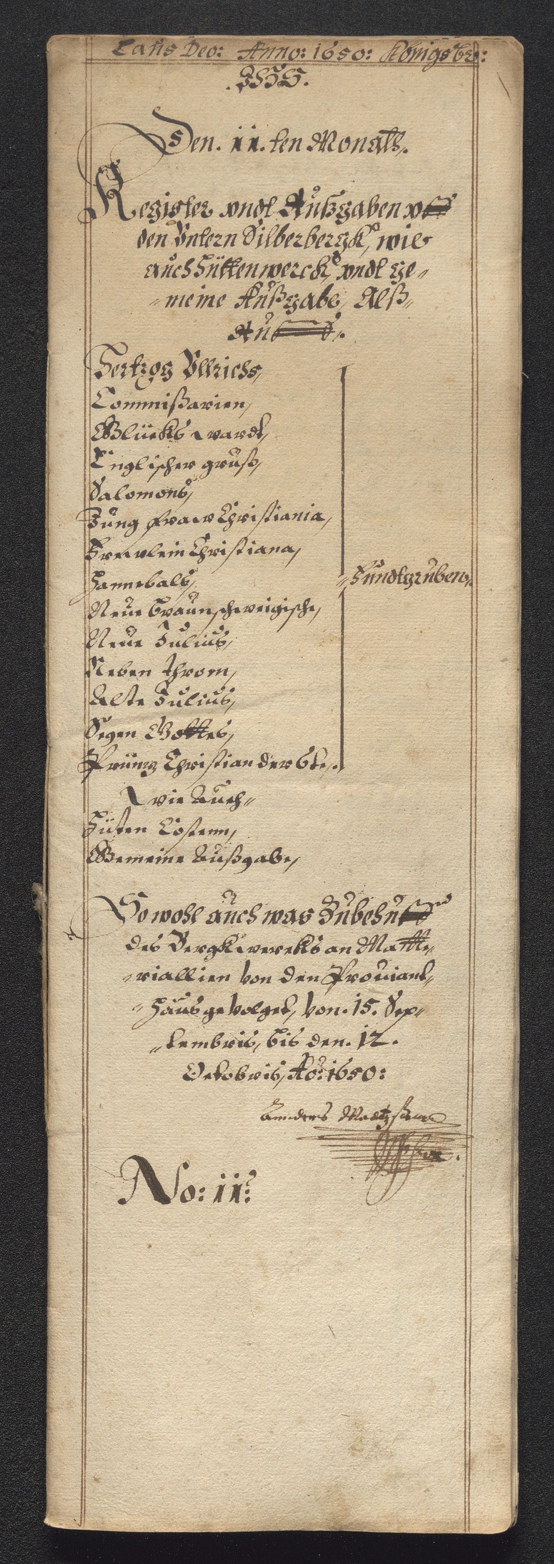 Kongsberg Sølvverk 1623-1816, AV/SAKO-EA-3135/001/D/Dc/Dcd/L0024: Utgiftsregnskap for gruver m.m. , 1650, p. 507